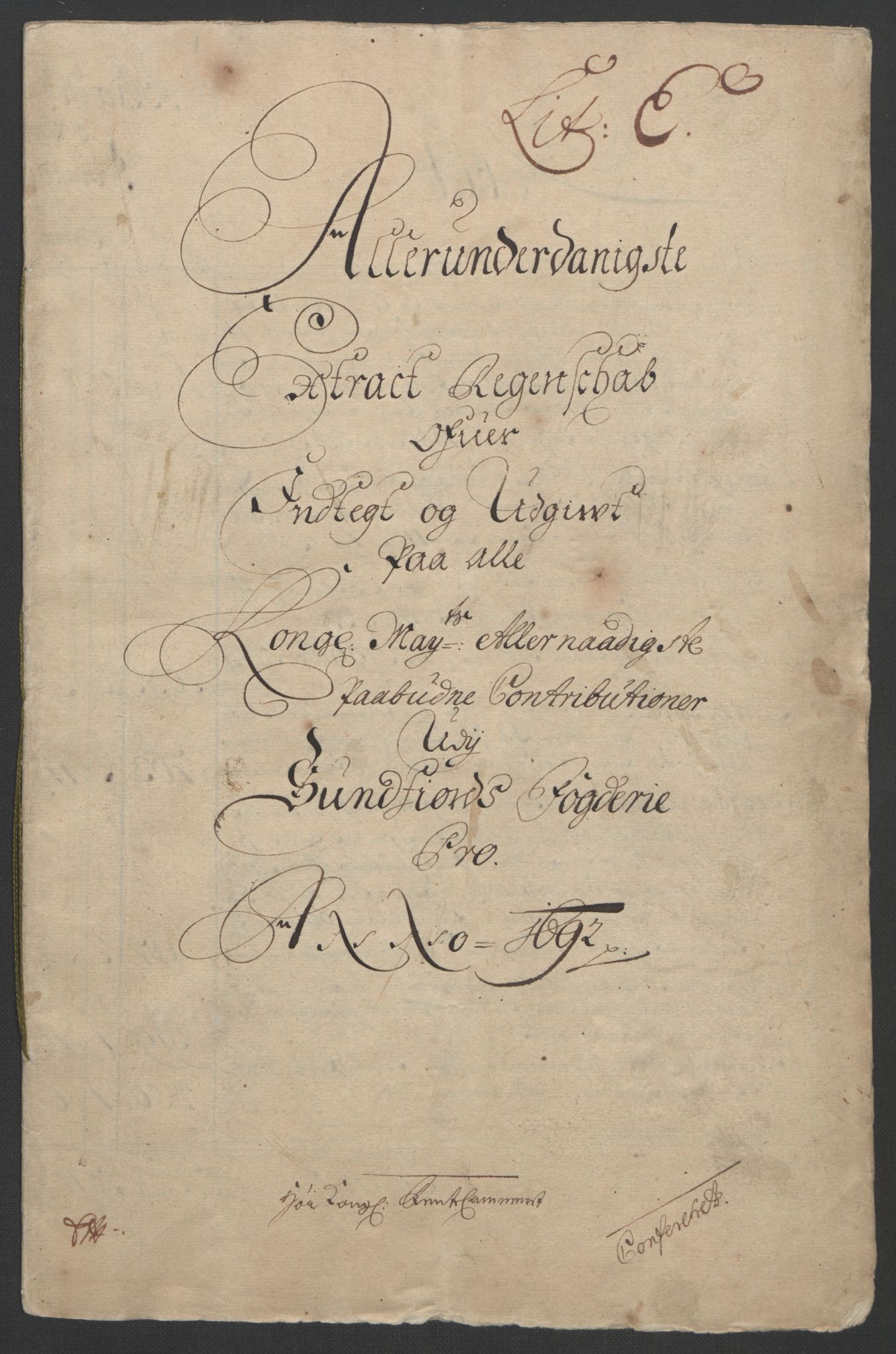 Rentekammeret inntil 1814, Reviderte regnskaper, Fogderegnskap, RA/EA-4092/R53/L3420: Fogderegnskap Sunn- og Nordfjord, 1691-1692, p. 171