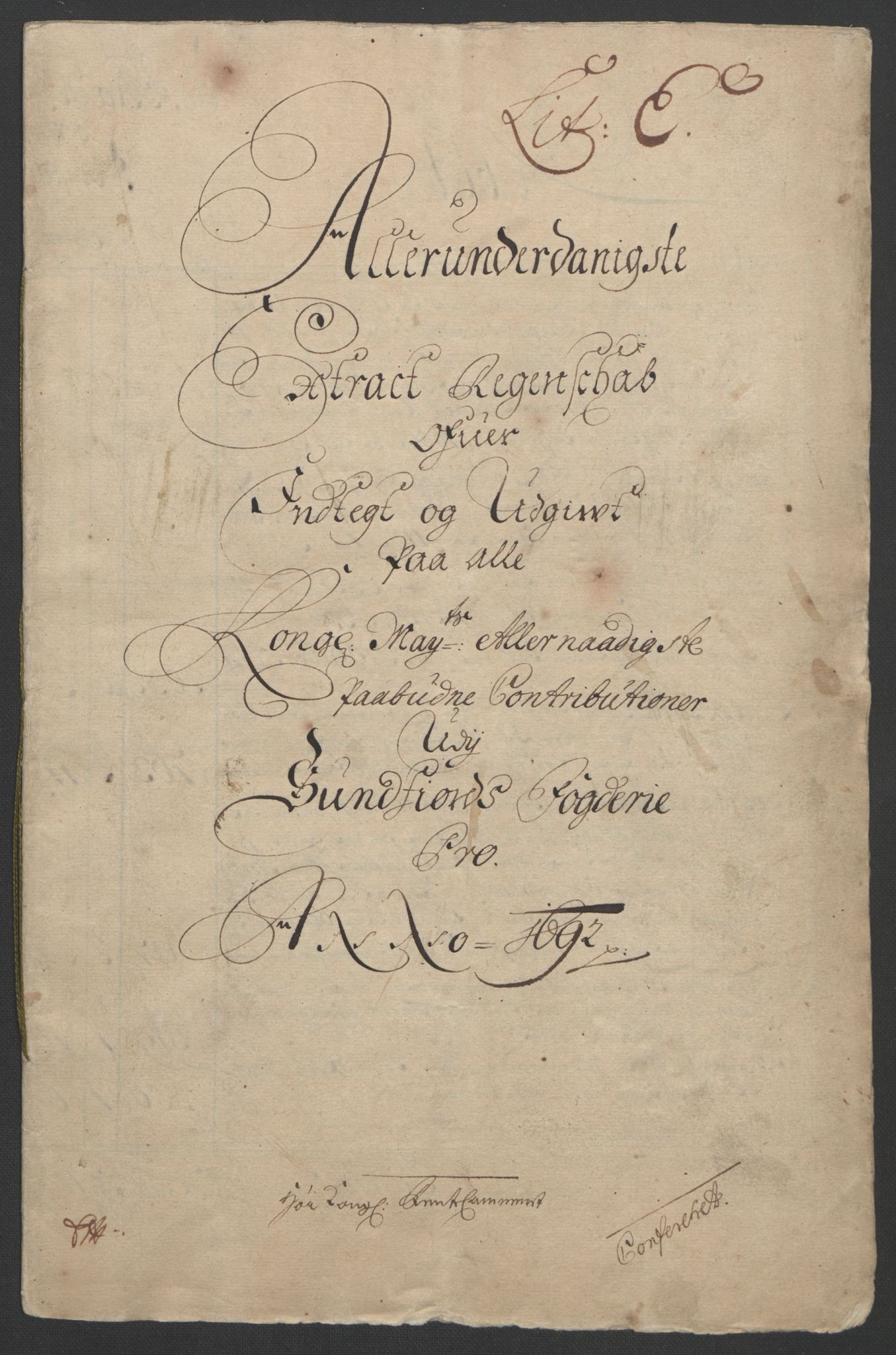 Rentekammeret inntil 1814, Reviderte regnskaper, Fogderegnskap, AV/RA-EA-4092/R53/L3420: Fogderegnskap Sunn- og Nordfjord, 1691-1692, p. 171