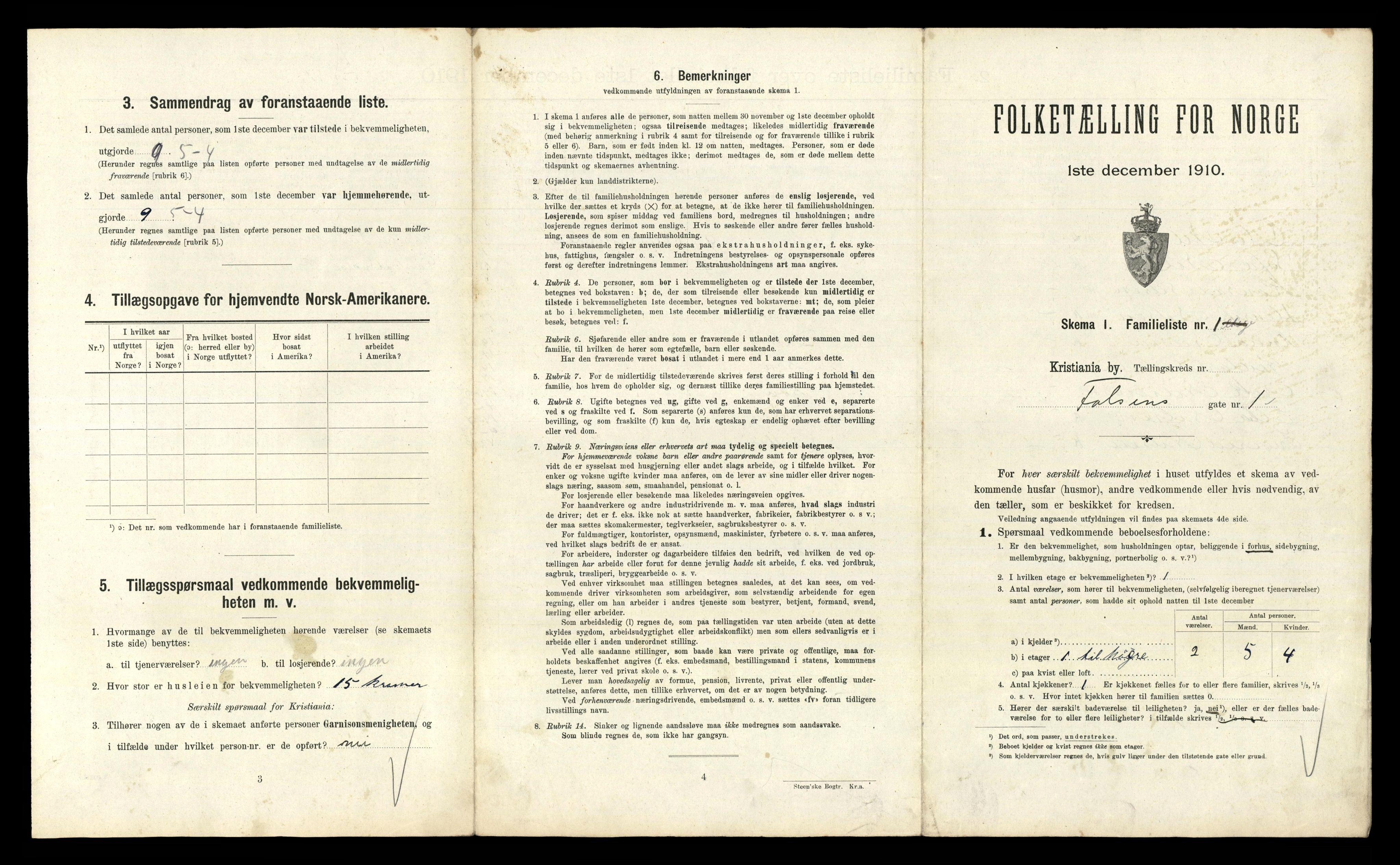 RA, 1910 census for Kristiania, 1910, p. 22969