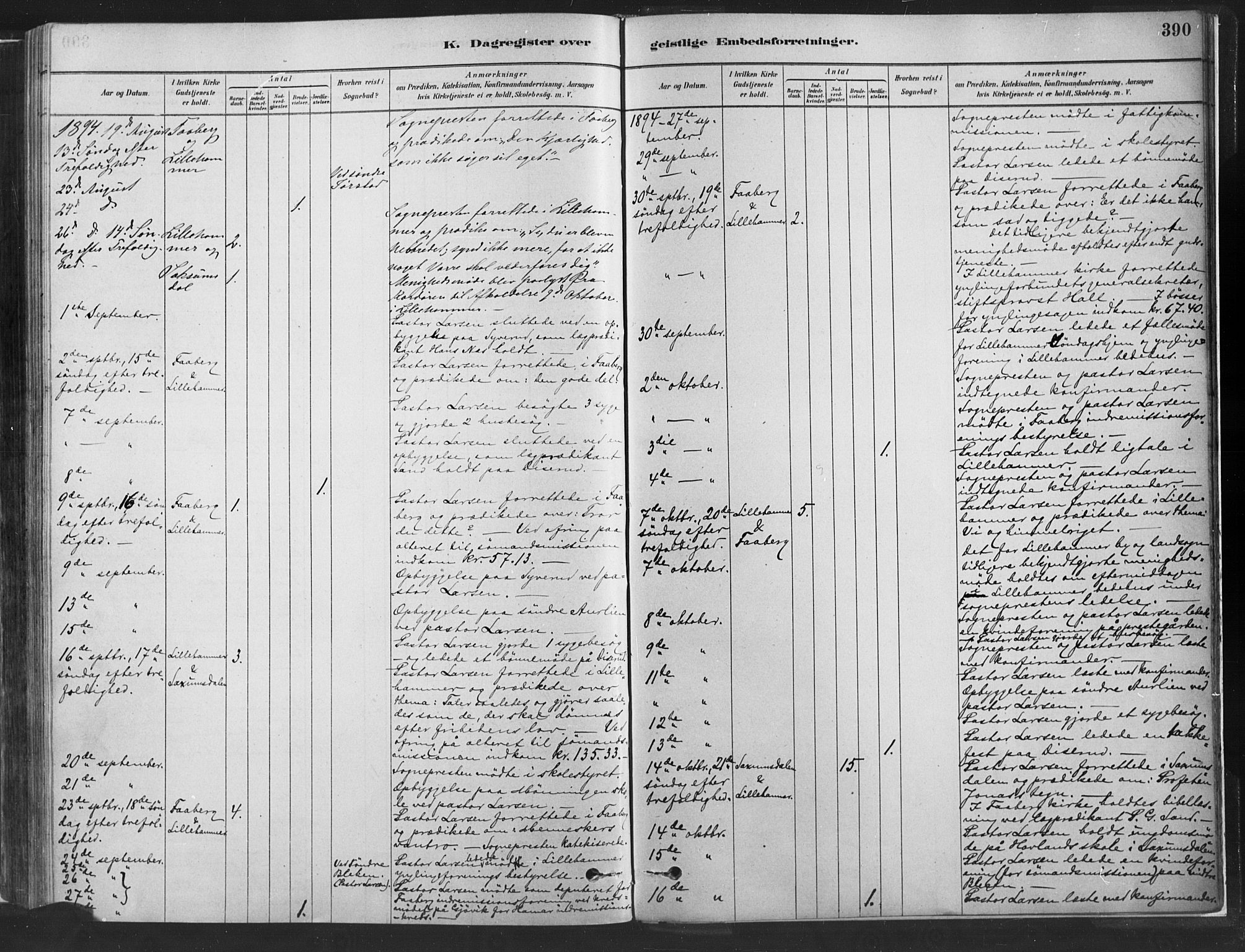 Fåberg prestekontor, AV/SAH-PREST-086/H/Ha/Haa/L0010: Parish register (official) no. 10, 1879-1900, p. 390