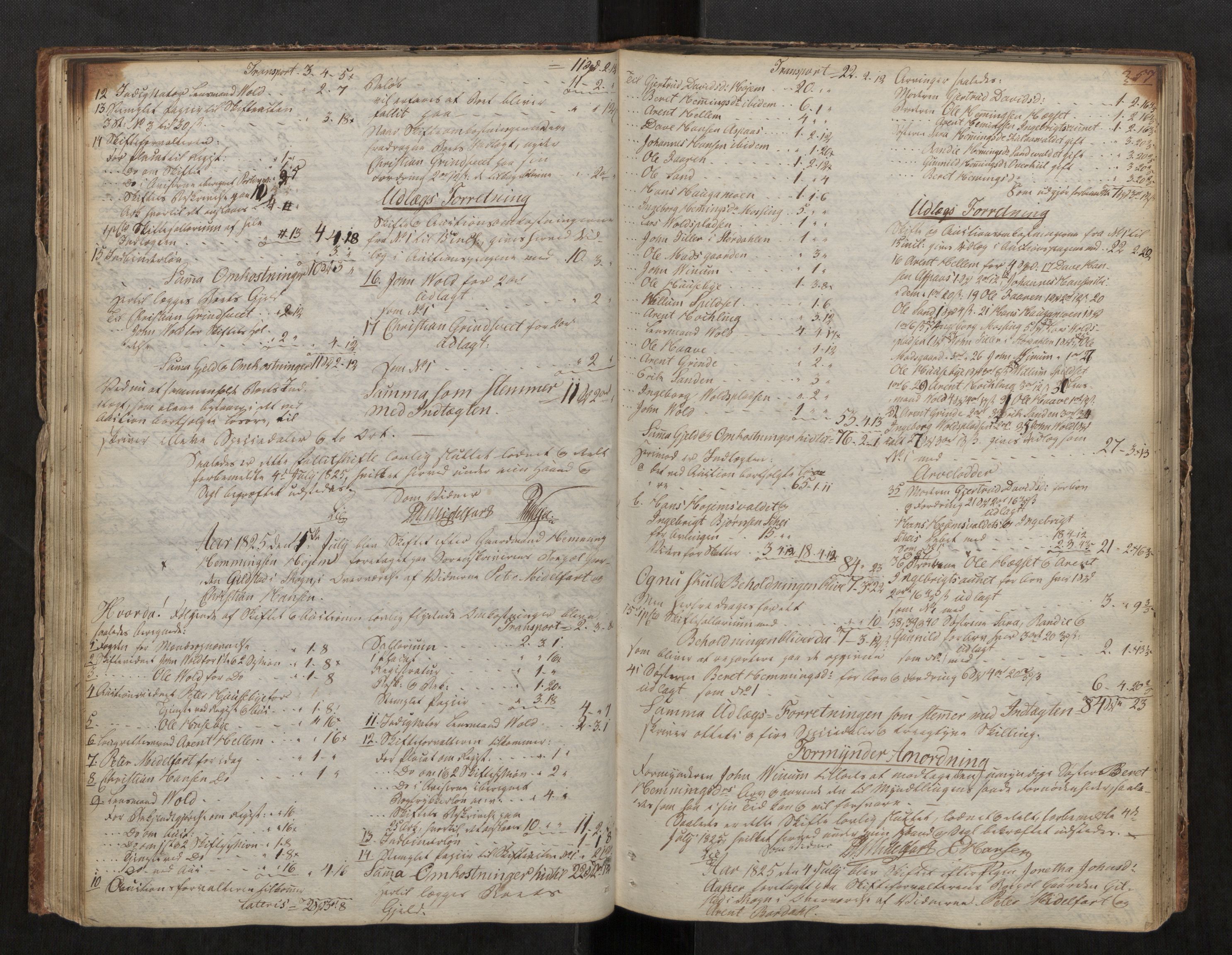 Stjør- og Verdal sorenskriveri, AV/SAT-A-4167/1/3/3A/L0029: Skifteprotokoll 24, 1818-1841, p. 57