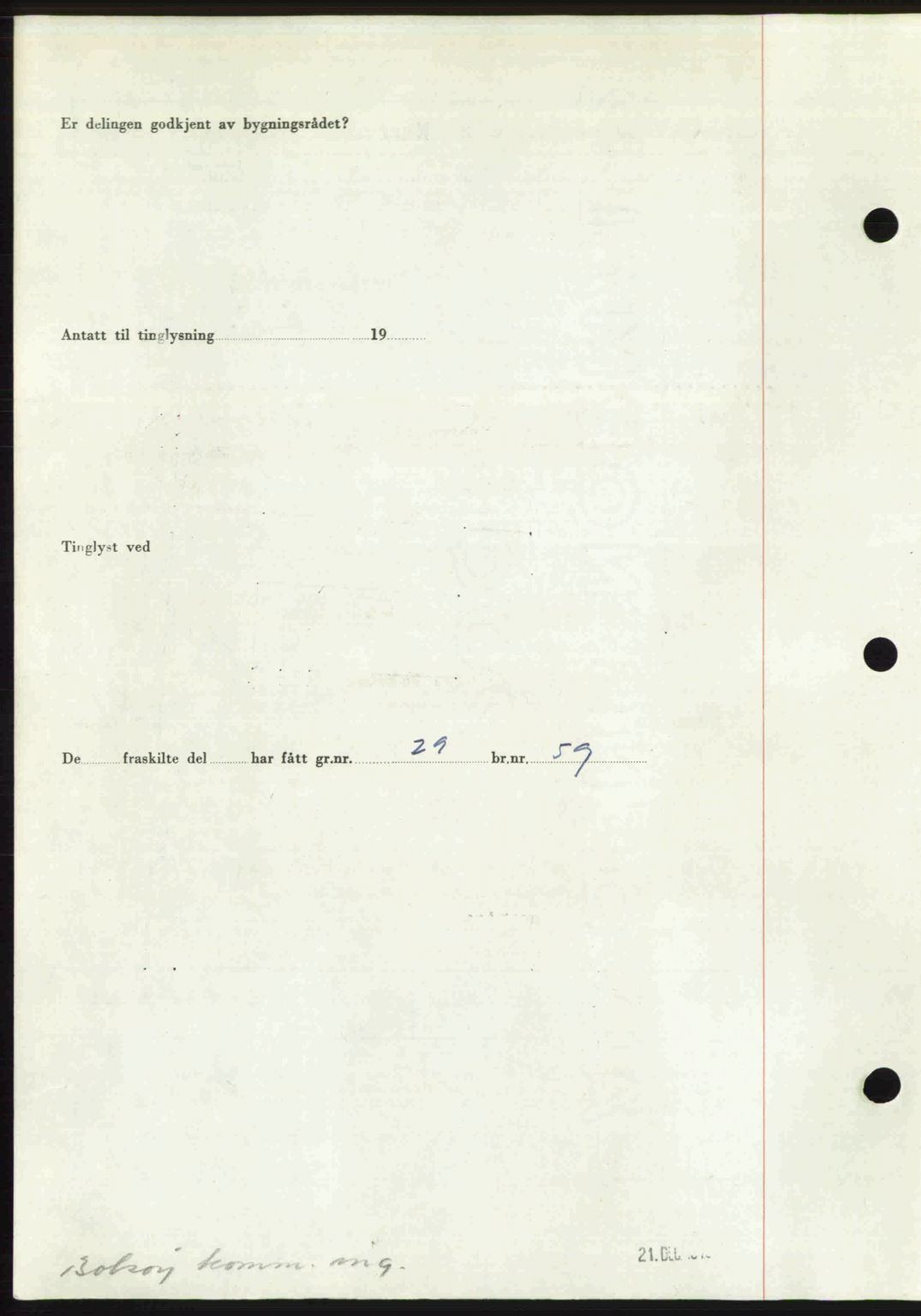 Romsdal sorenskriveri, AV/SAT-A-4149/1/2/2C: Mortgage book no. A31, 1949-1949, Diary no: : 3622/1949