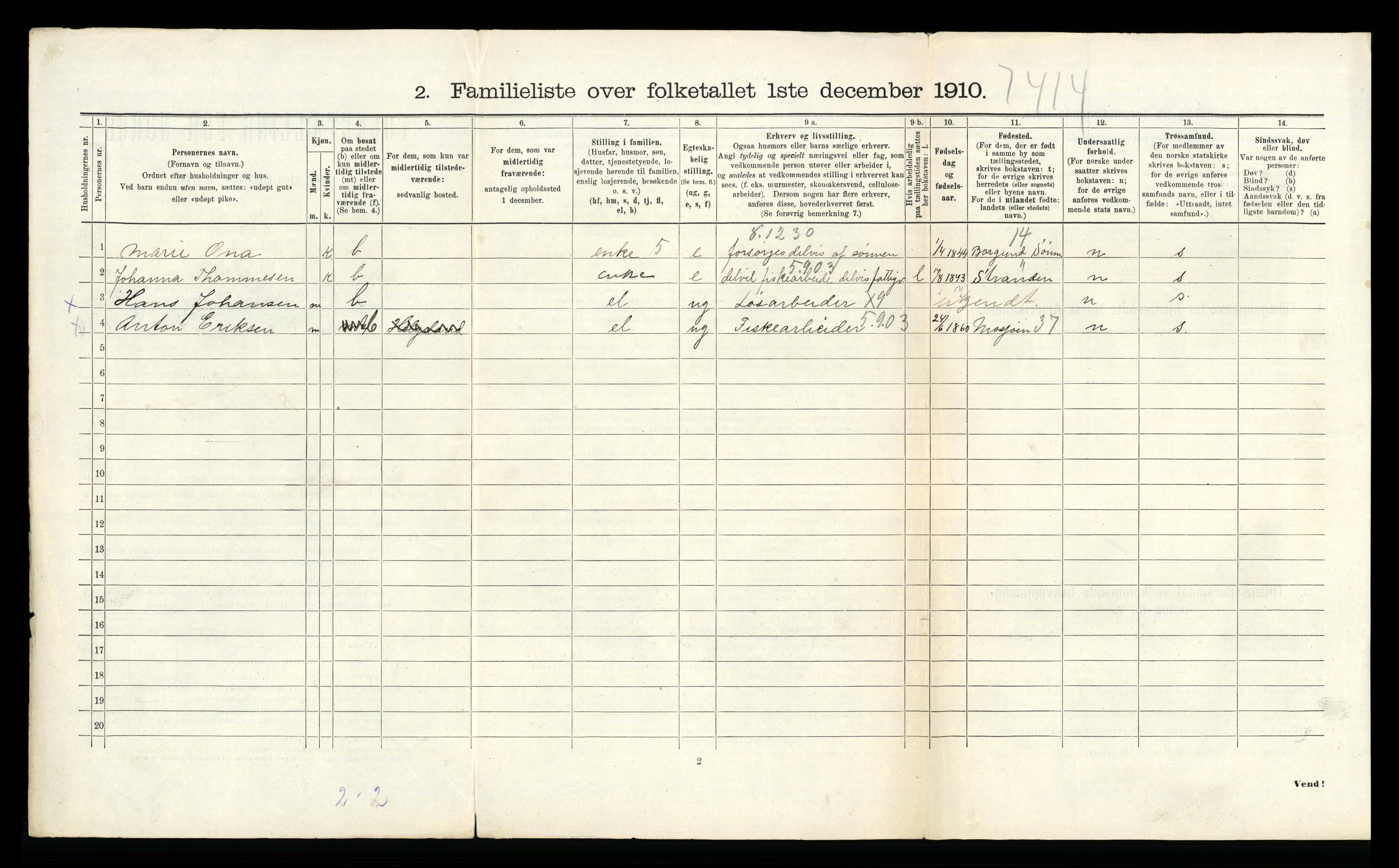 RA, 1910 census for Ålesund, 1910, p. 4364