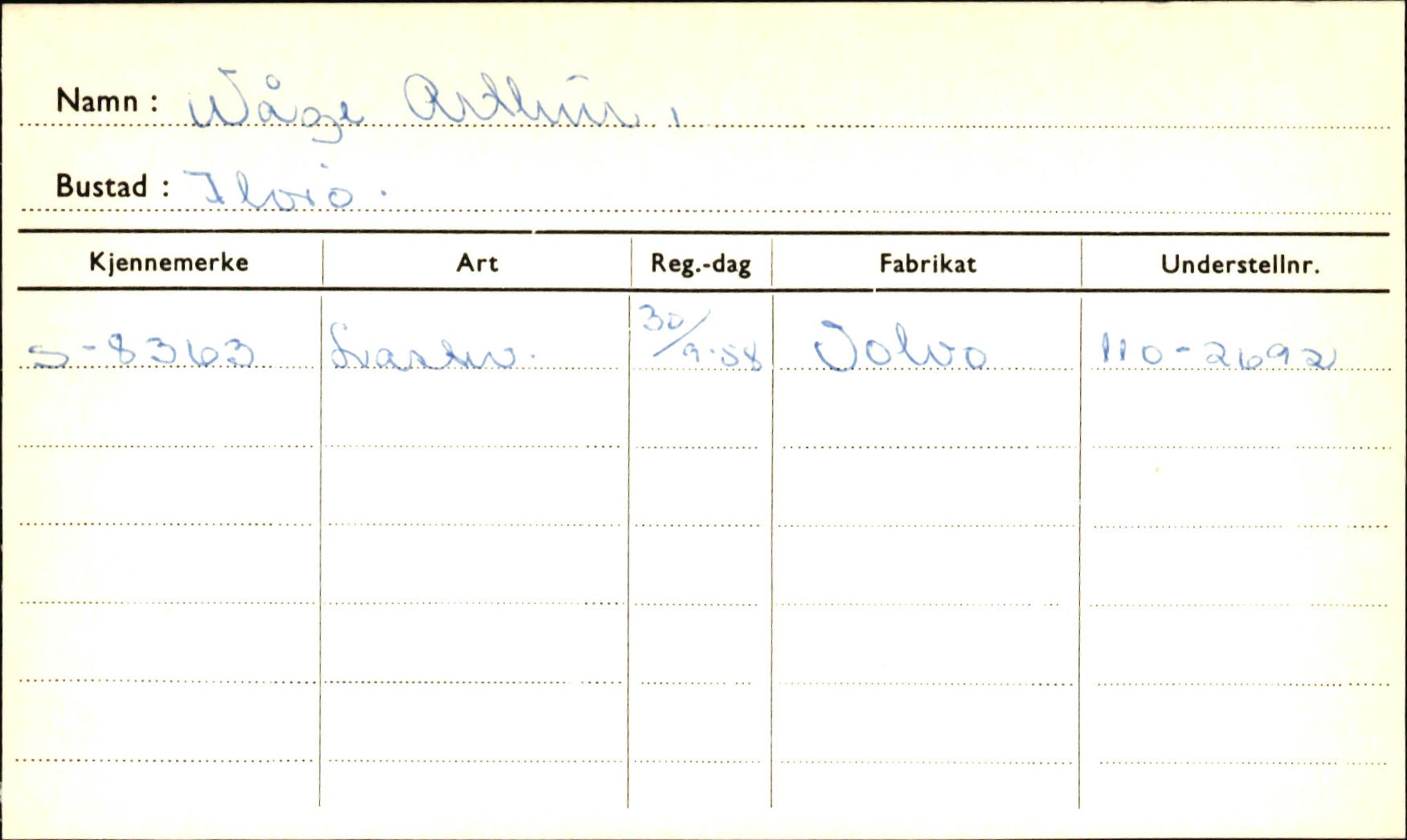 Statens vegvesen, Sogn og Fjordane vegkontor, AV/SAB-A-5301/4/F/L0002: Eigarregister Fjordane til 1.6.1961, 1930-1961, p. 595