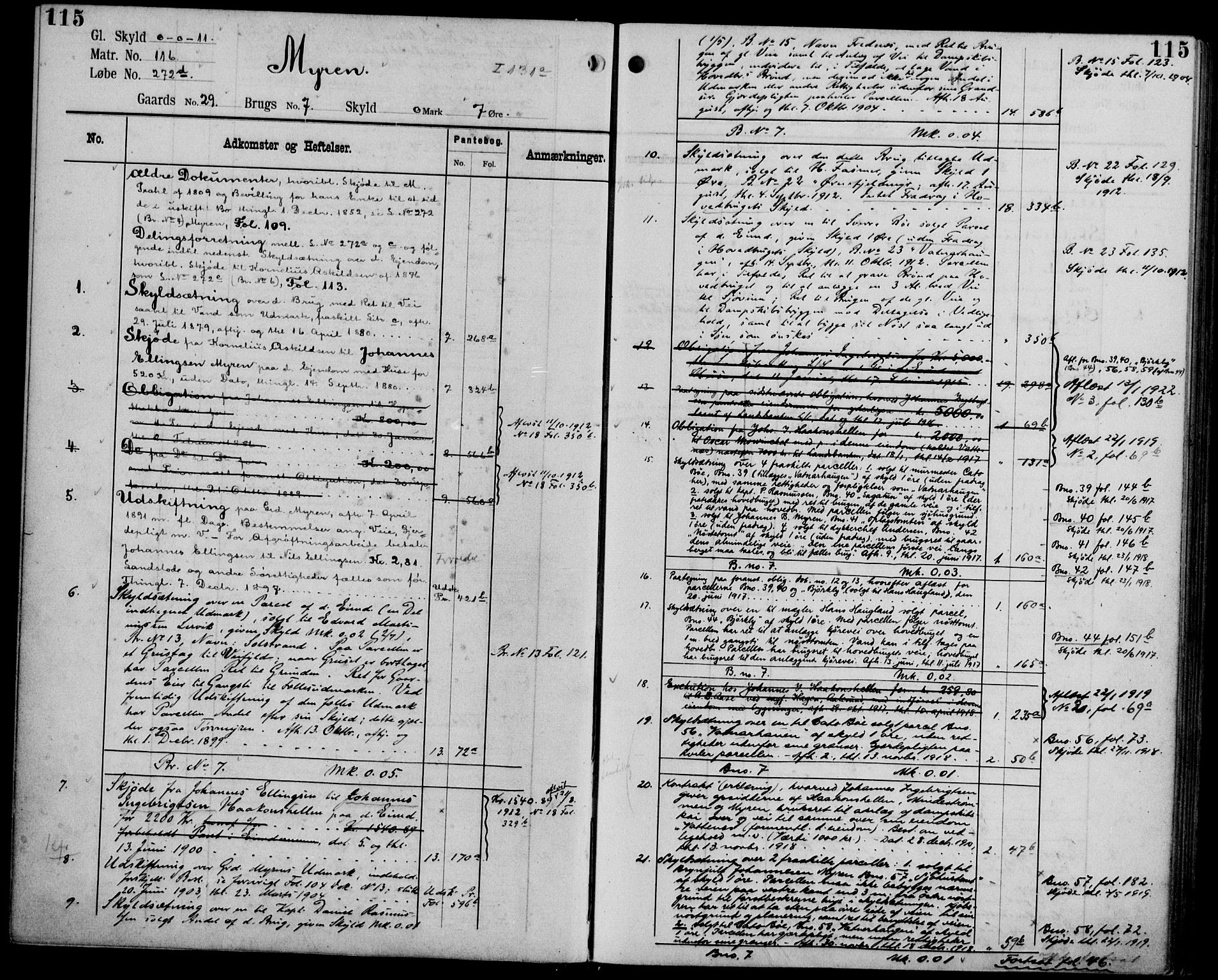 Midhordland sorenskriveri, AV/SAB-A-3001/1/G/Ga/Gab/L0106: Mortgage register no. II.A.b.106, p. 115