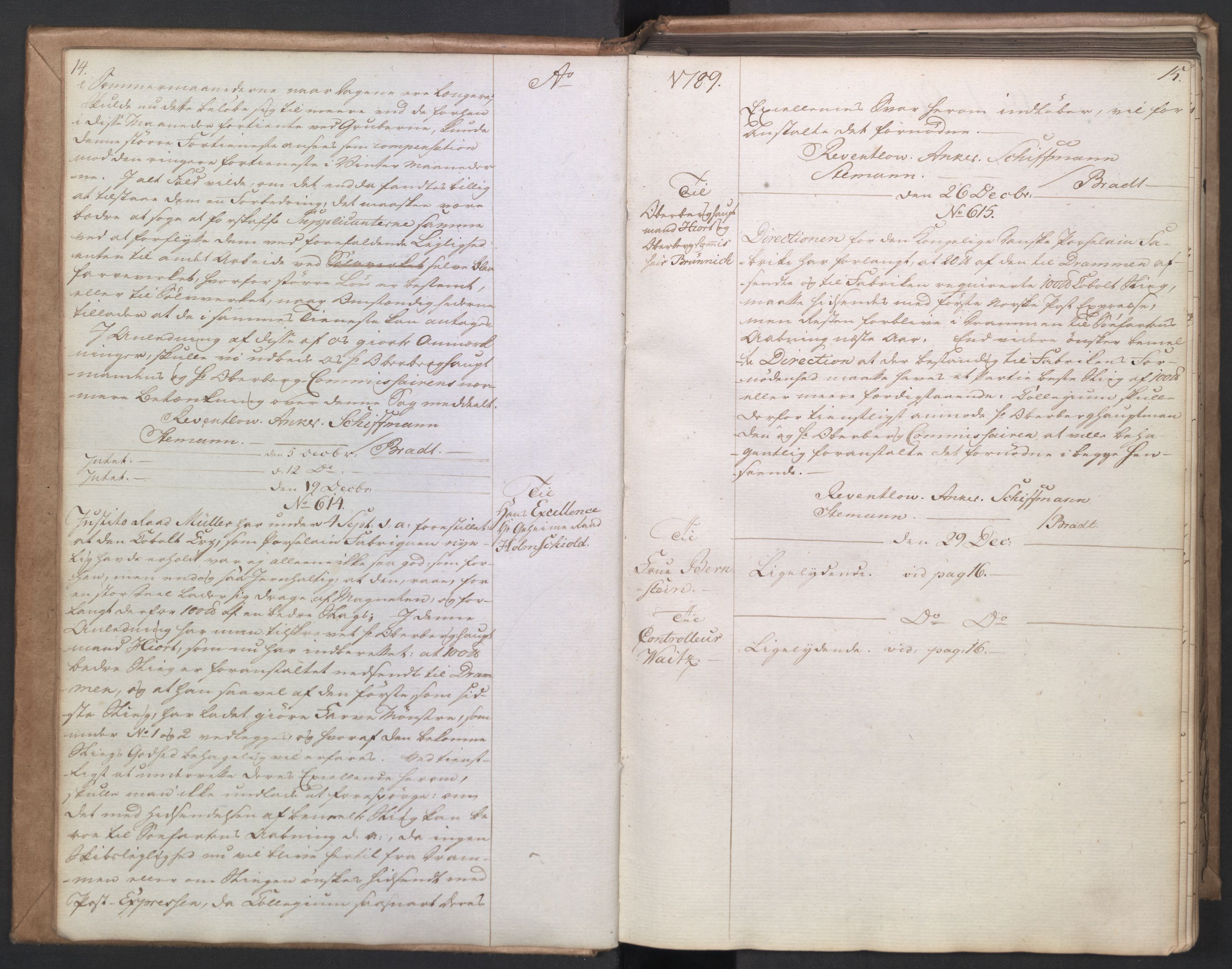 Rentekammeret, Renteskriverkontorene, AV/RA-EA-3115/O/Om/Oma/L0004: Kopibok C, 1789-1806, p. 14-15