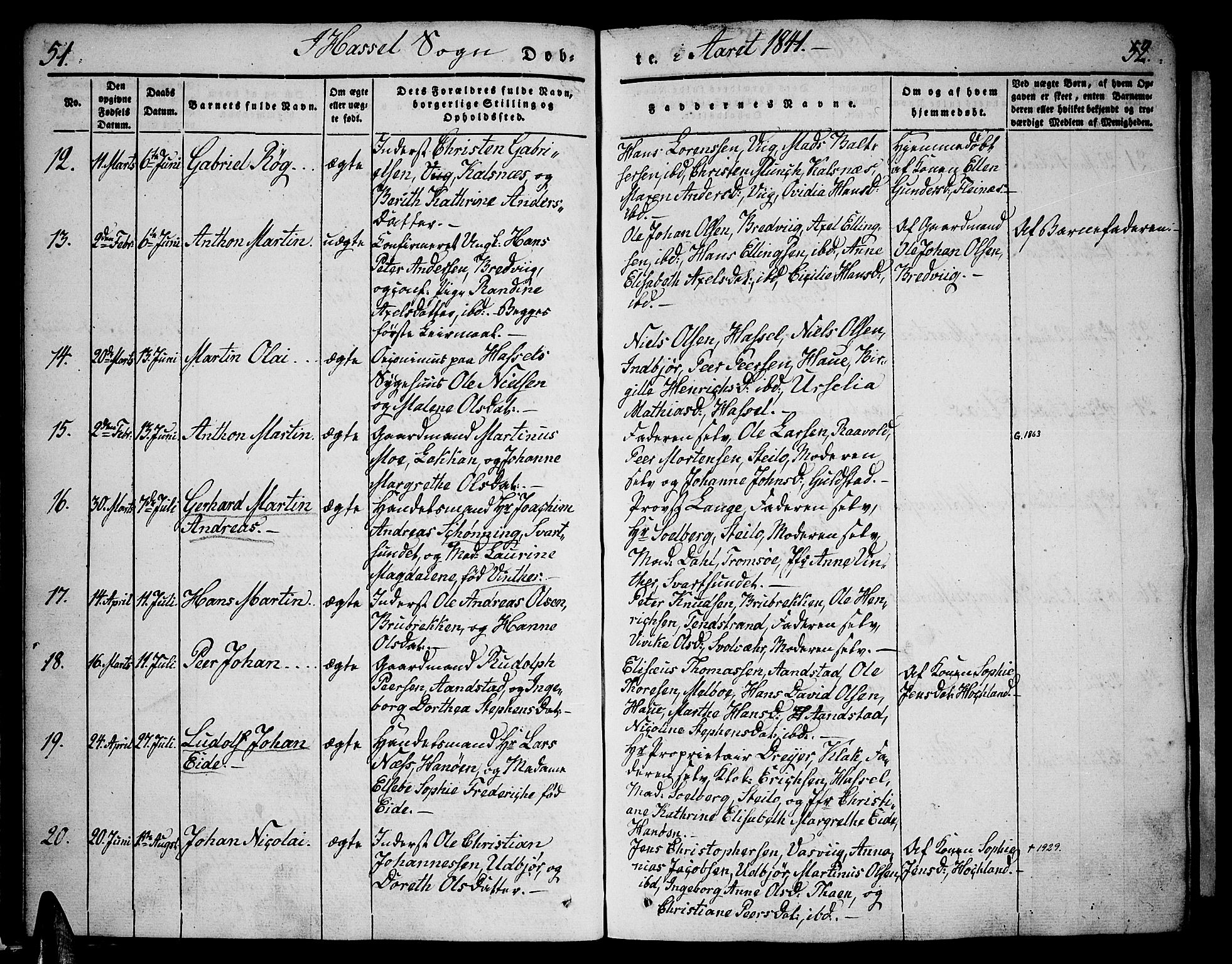Ministerialprotokoller, klokkerbøker og fødselsregistre - Nordland, SAT/A-1459/888/L1239: Parish register (official) no. 888A06 /1, 1837-1849, p. 51-52