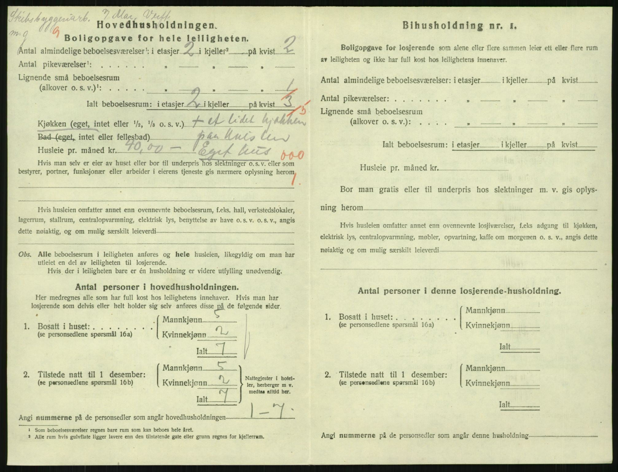 SAKO, 1920 census for Horten, 1920, p. 5850