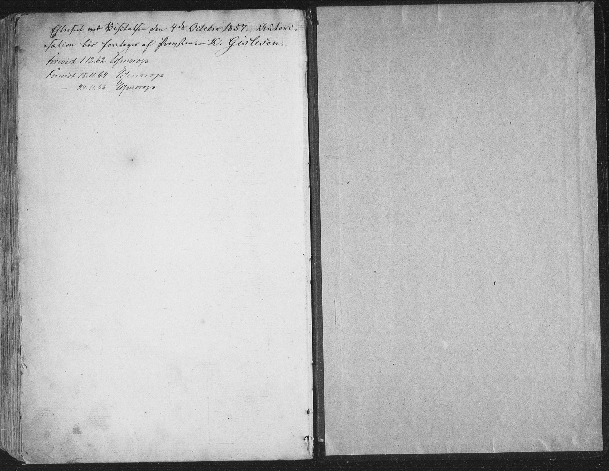 Tromsø sokneprestkontor/stiftsprosti/domprosti, SATØ/S-1343/G/Ga/L0011kirke: Parish register (official) no. 11, 1856-1865