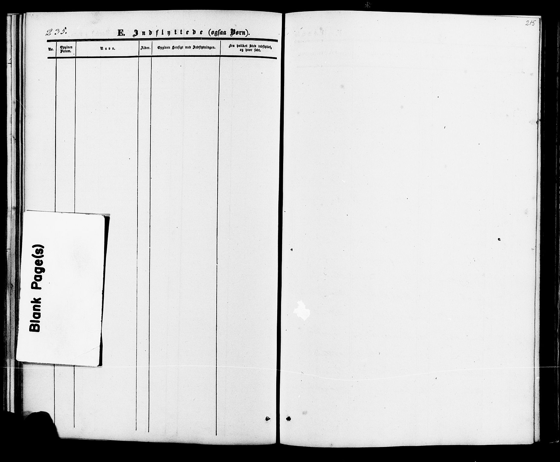 Fjotland sokneprestkontor, AV/SAK-1111-0010/F/Fa/L0001: Parish register (official) no. A 1, 1850-1879, p. 215