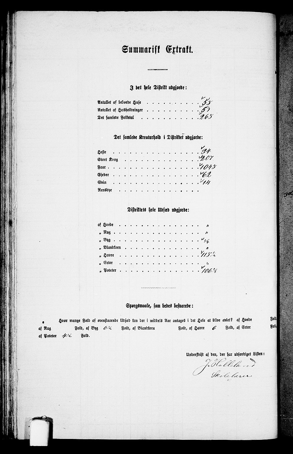 RA, 1865 census for Skjold, 1865, p. 41
