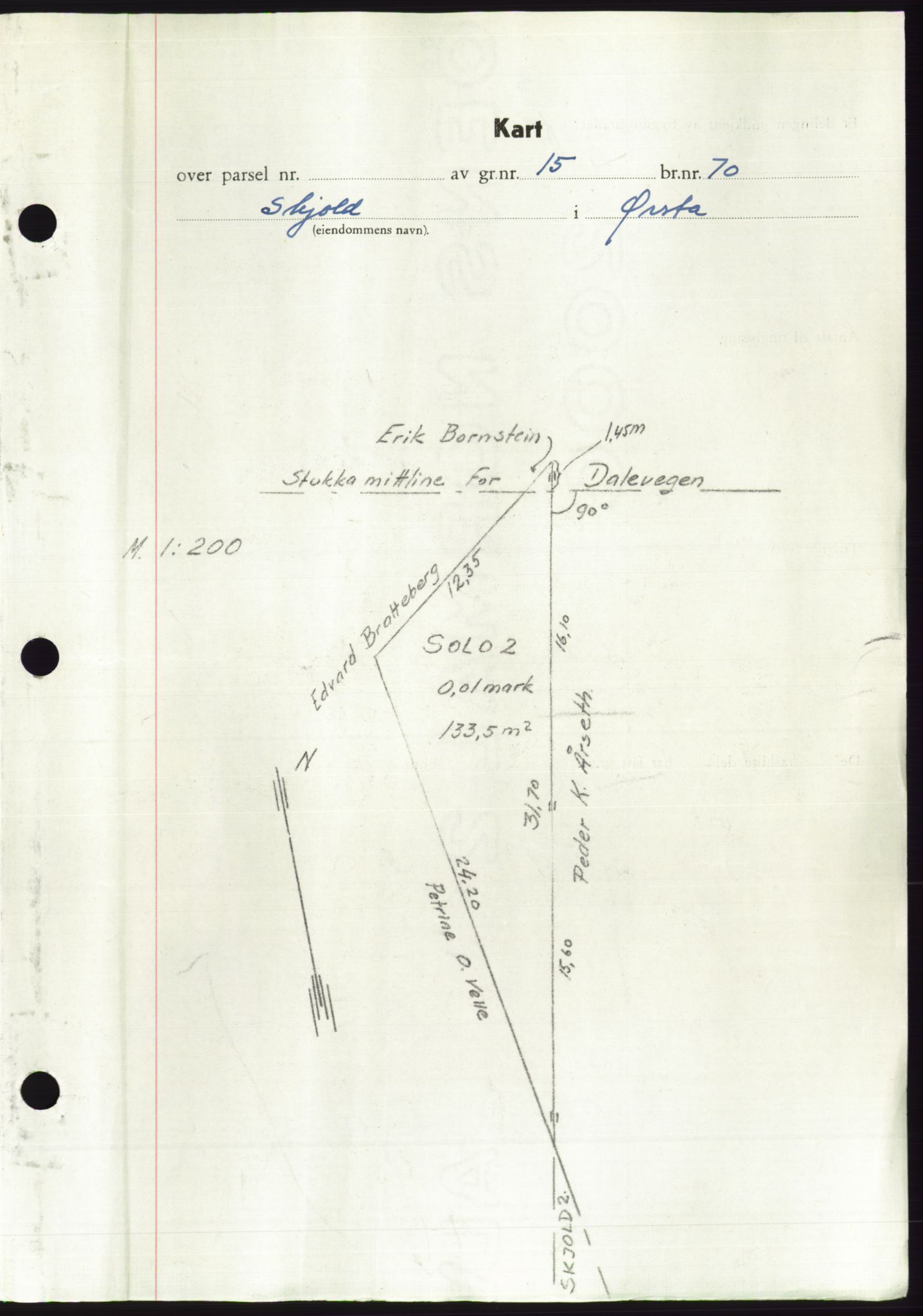 Søre Sunnmøre sorenskriveri, AV/SAT-A-4122/1/2/2C/L0085: Mortgage book no. 11A, 1949-1949, Diary no: : 2234/1949