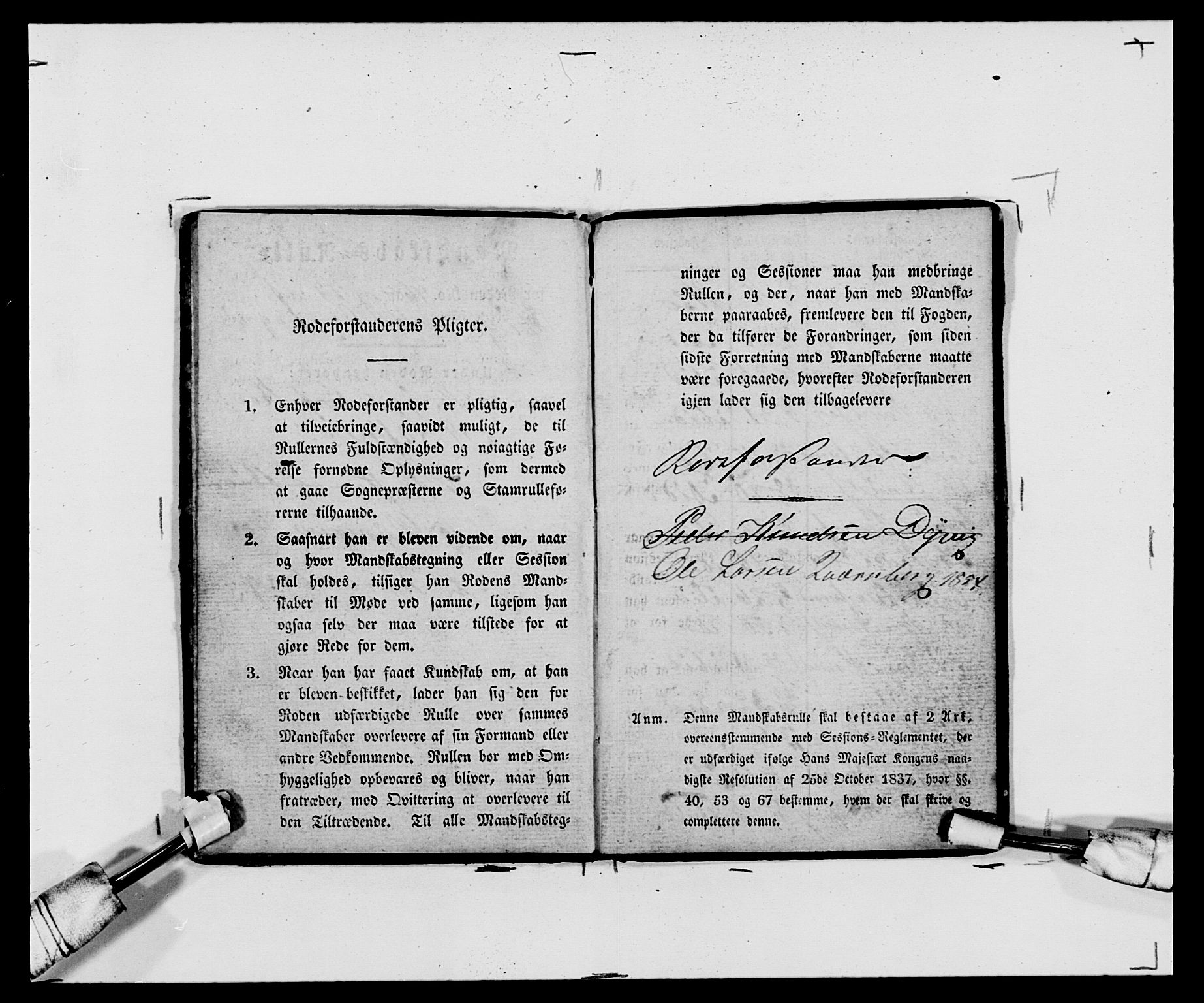 Generalitets- og kommissariatskollegiet, Det kongelige norske kommissariatskollegium, AV/RA-EA-5420/E/Eh/L0120: Tingvollske kompani, 1850-1870, p. 258