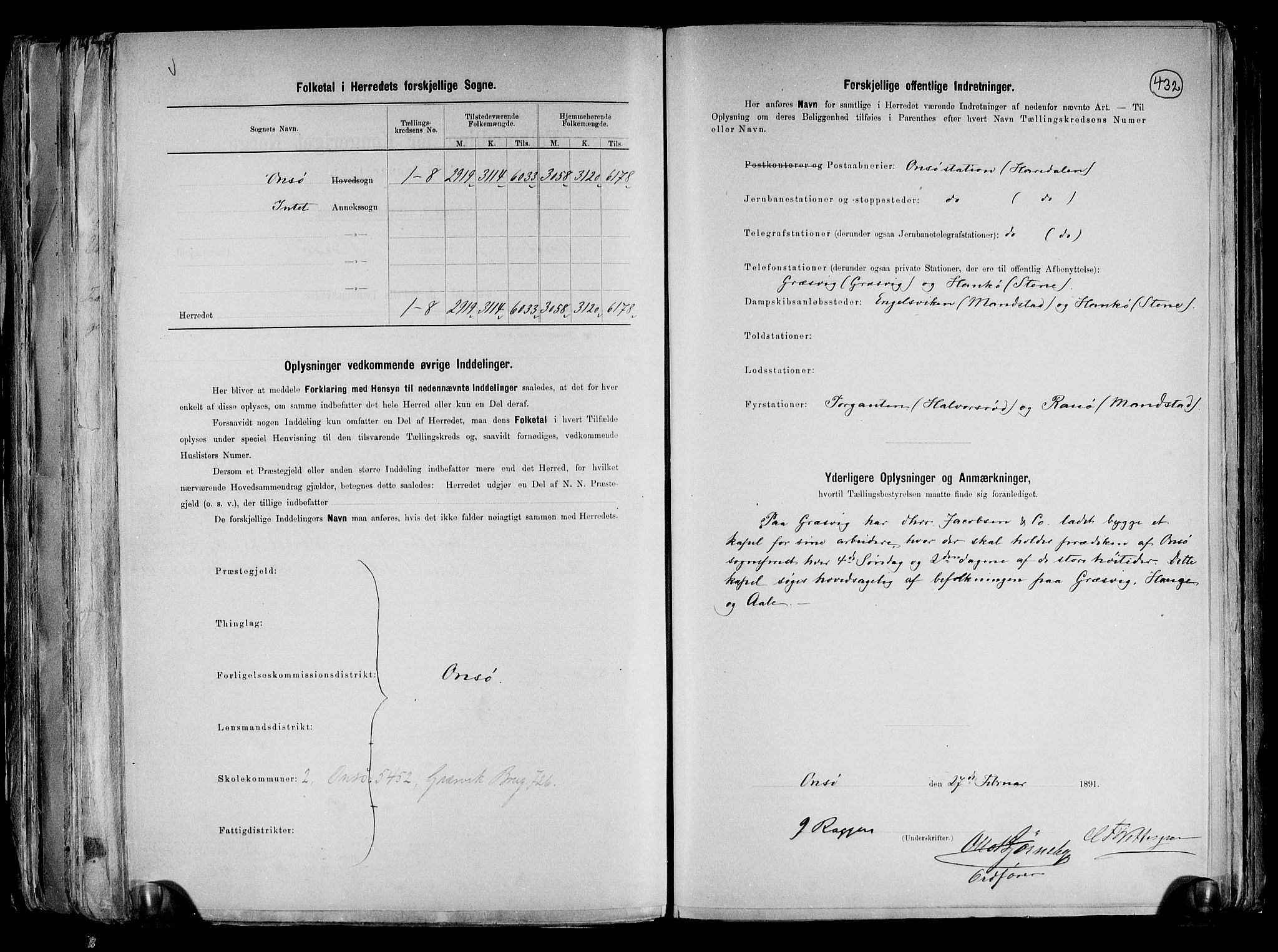 RA, 1891 census for 0134 Onsøy, 1891, p. 3