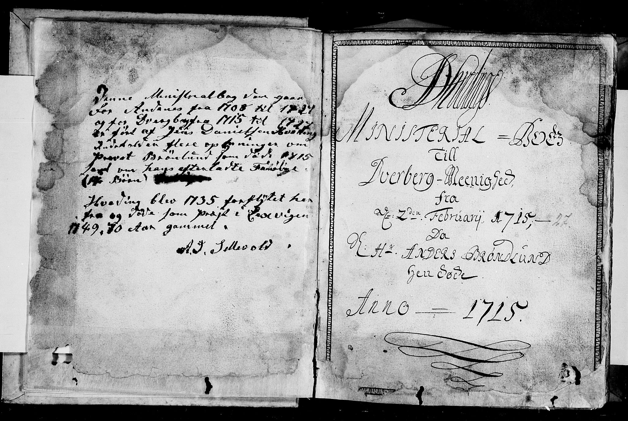 Ministerialprotokoller, klokkerbøker og fødselsregistre - Nordland, AV/SAT-A-1459/897/L1392: Parish register (official) no. 897A01 /2, 1708-1717