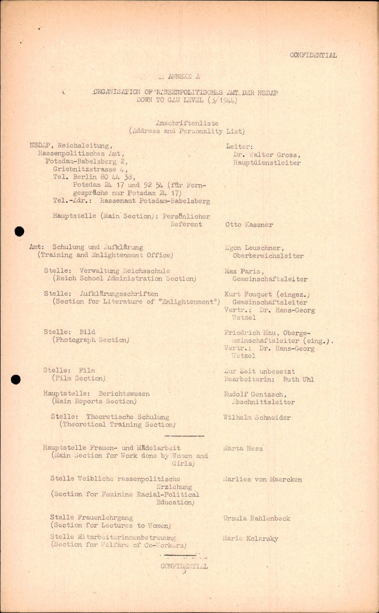 Forsvarets Overkommando. 2 kontor. Arkiv 11.4. Spredte tyske arkivsaker, AV/RA-RAFA-7031/D/Dar/Darc/L0016: FO.II, 1945, p. 338