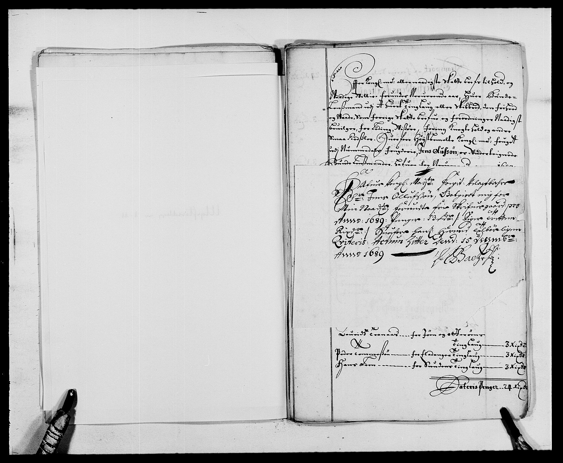 Rentekammeret inntil 1814, Reviderte regnskaper, Fogderegnskap, RA/EA-4092/R64/L4422: Fogderegnskap Namdal, 1687-1689, p. 291
