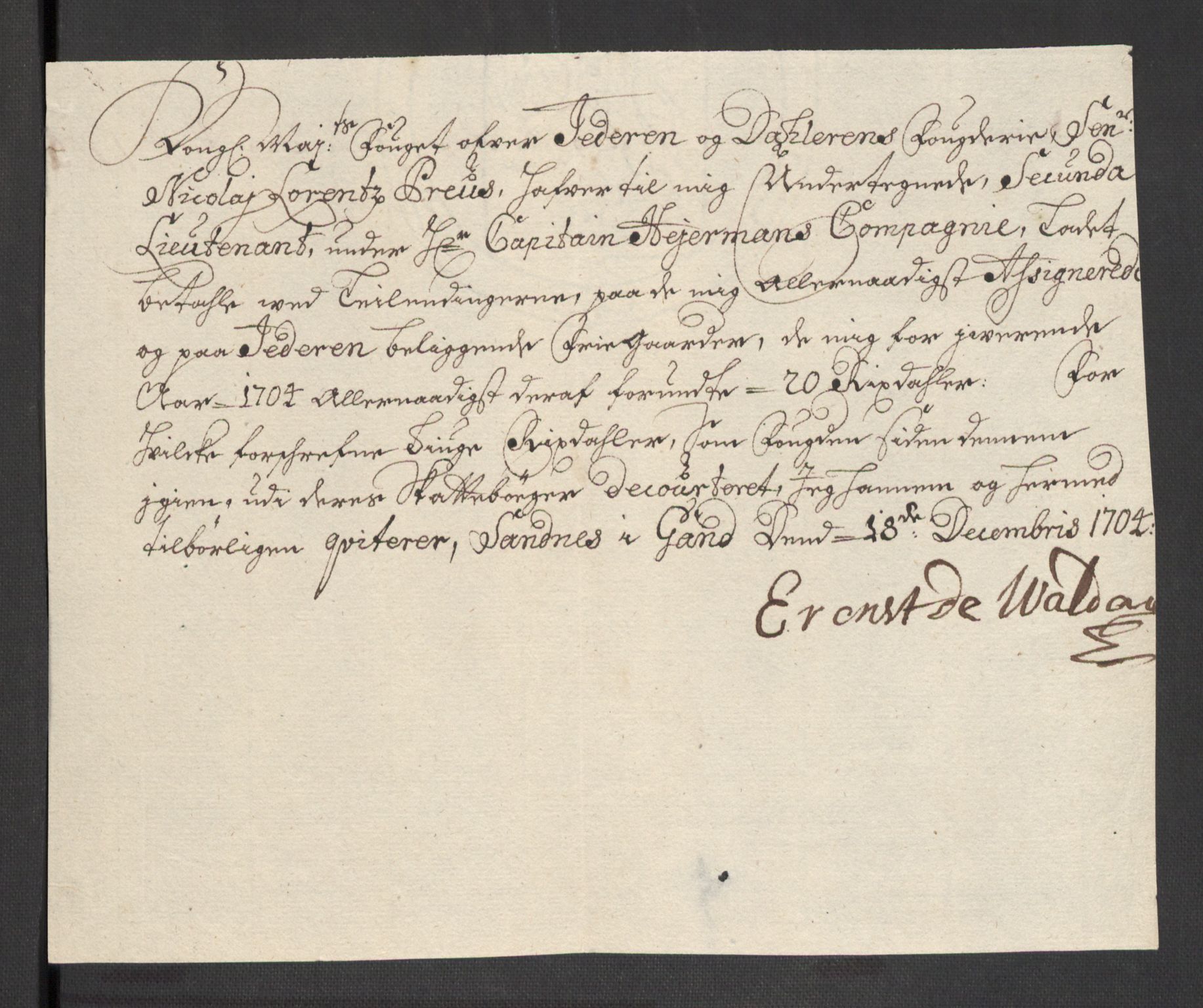 Rentekammeret inntil 1814, Reviderte regnskaper, Fogderegnskap, RA/EA-4092/R46/L2732: Fogderegnskap Jæren og Dalane, 1703-1704, p. 111