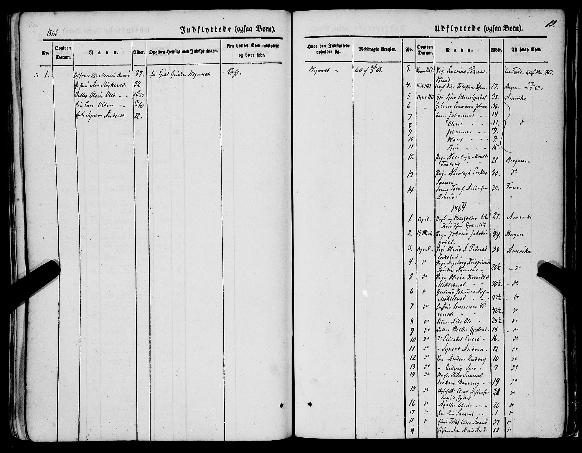 Jølster sokneprestembete, AV/SAB-A-80701/H/Haa/Haaa/L0010: Parish register (official) no. A 10, 1847-1865, p. 13