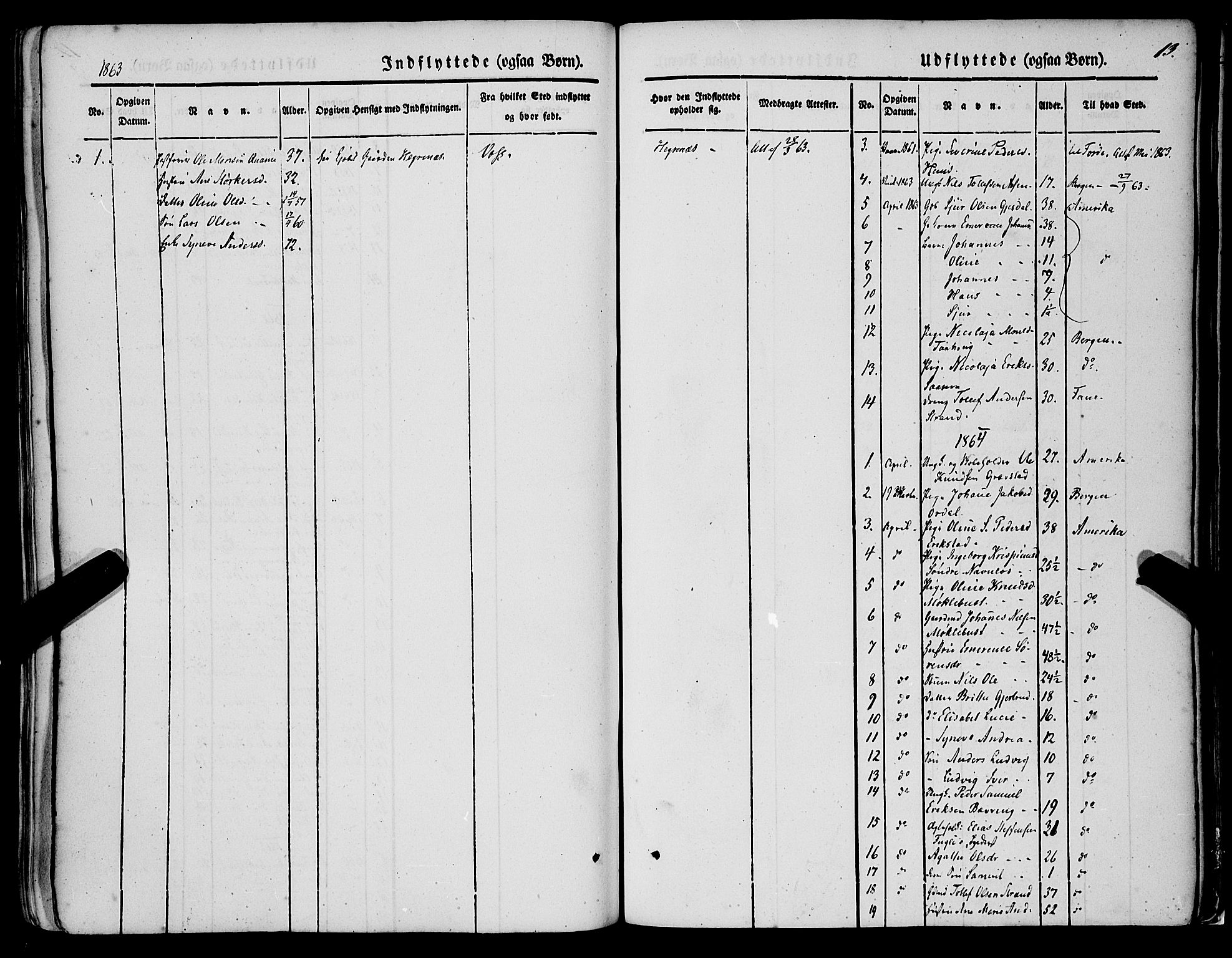 Jølster sokneprestembete, SAB/A-80701/H/Haa/Haaa/L0010: Parish register (official) no. A 10, 1847-1865, p. 13