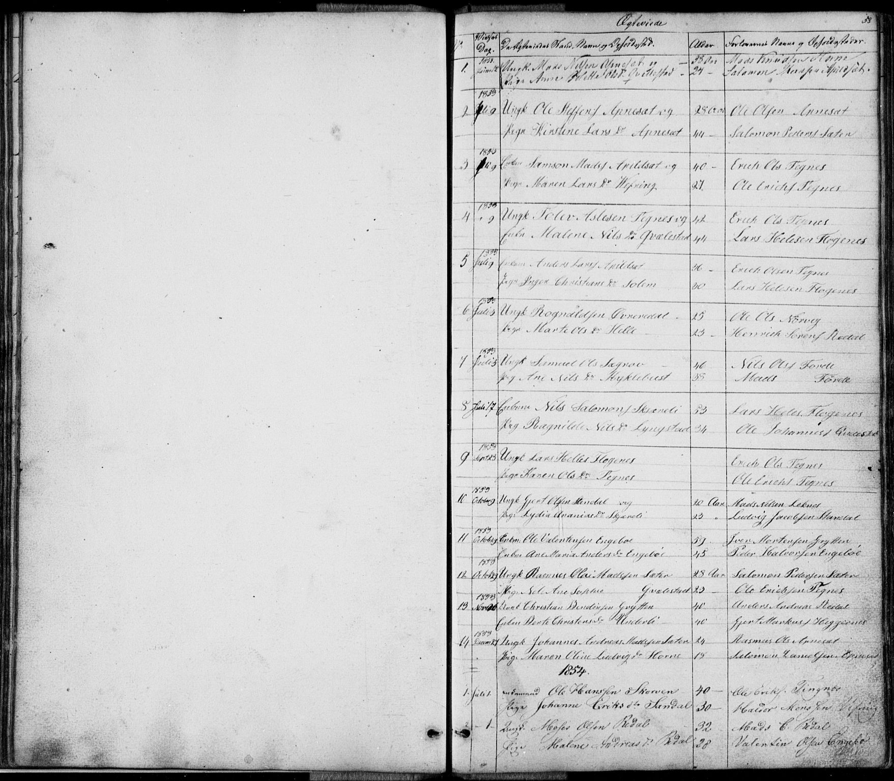 Førde sokneprestembete, SAB/A-79901/H/Hab: Parish register (copy) no. E 0, 1853-1880, p. 53