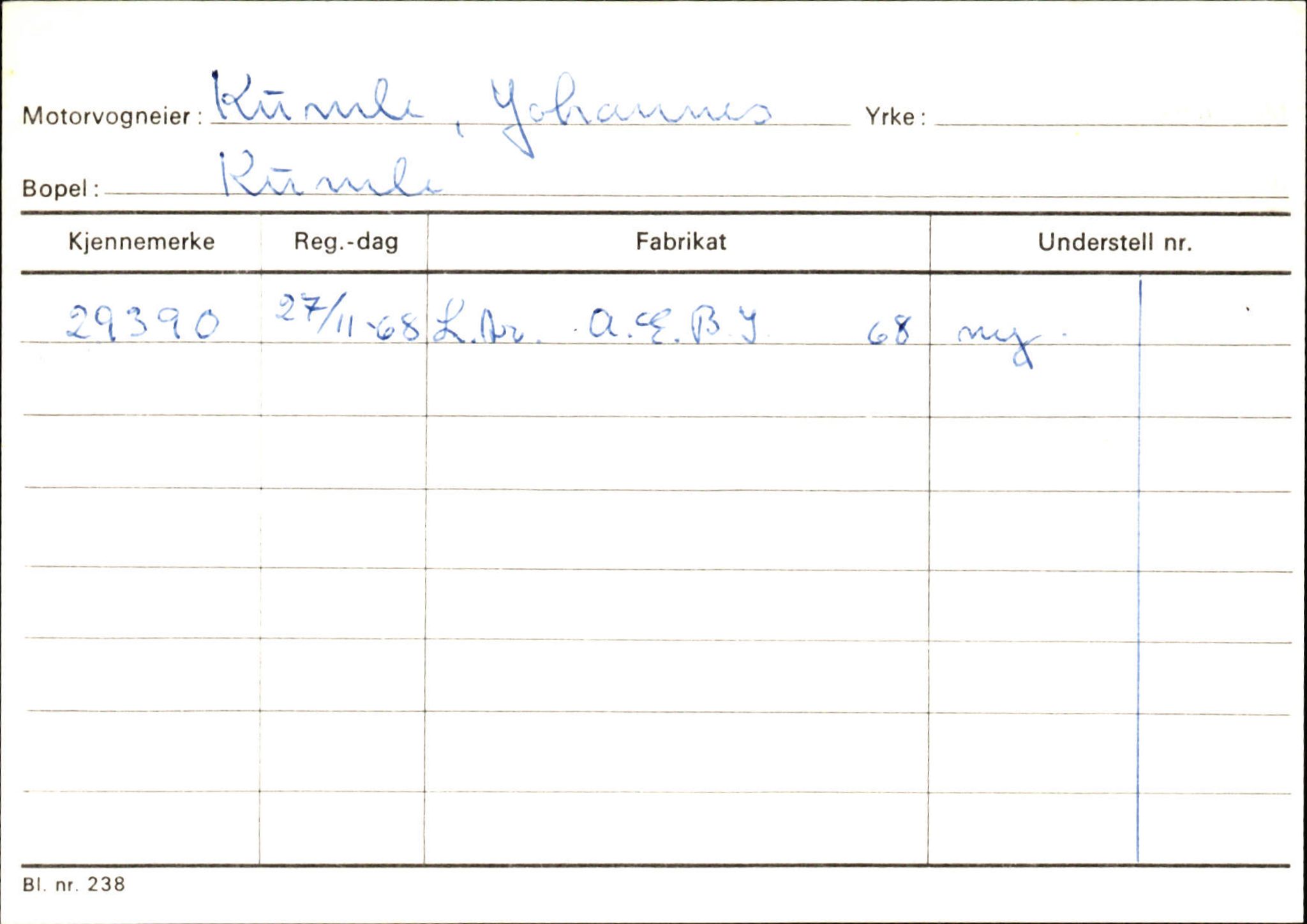 Statens vegvesen, Sogn og Fjordane vegkontor, AV/SAB-A-5301/4/F/L0132: Eigarregister Askvoll A-Å. Balestrand A-Å, 1945-1975, p. 710