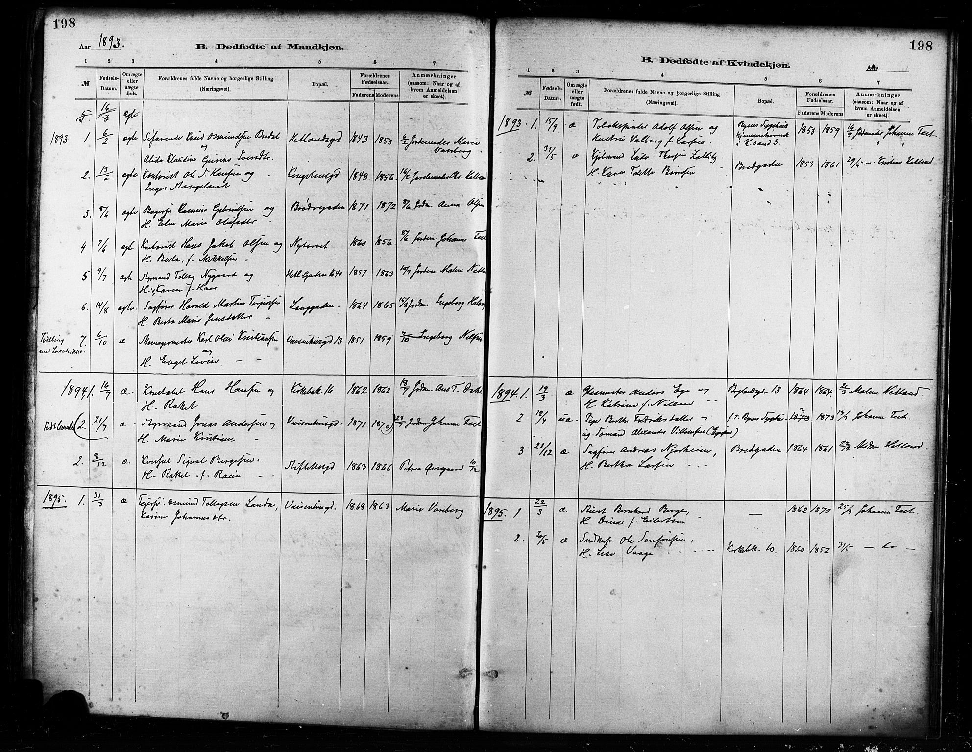 St. Petri sokneprestkontor, AV/SAST-A-101813/001/30/30BA/L0017: Parish register (official) no. A 17, 1879-1895, p. 198