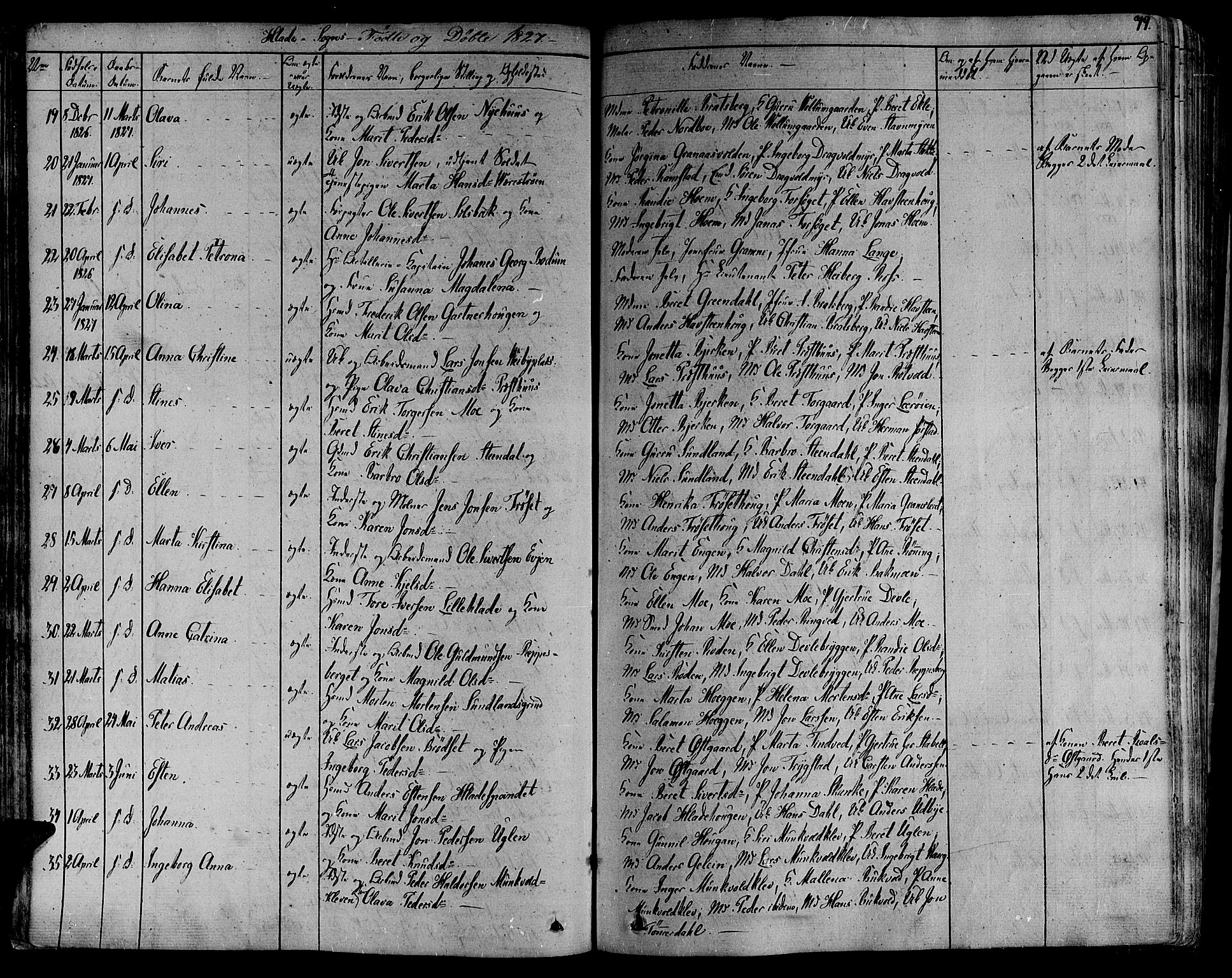 Ministerialprotokoller, klokkerbøker og fødselsregistre - Sør-Trøndelag, SAT/A-1456/606/L0286: Parish register (official) no. 606A04 /1, 1823-1840, p. 79