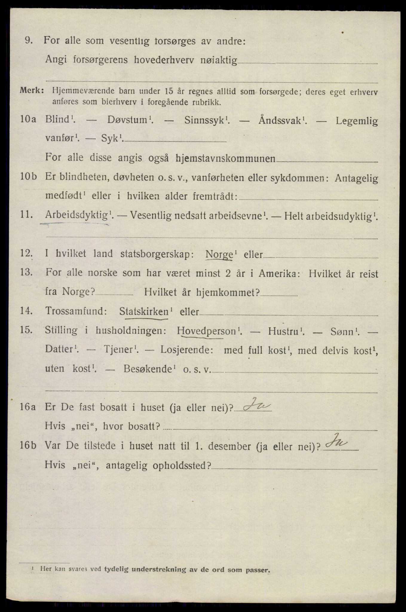 SAKO, 1920 census for Eidanger, 1920, p. 3899