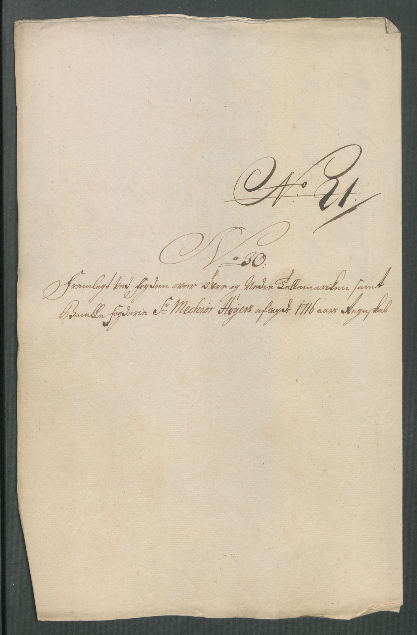 Rentekammeret inntil 1814, Reviderte regnskaper, Fogderegnskap, RA/EA-4092/R36/L2128: Fogderegnskap Øvre og Nedre Telemark og Bamble, 1716, p. 325