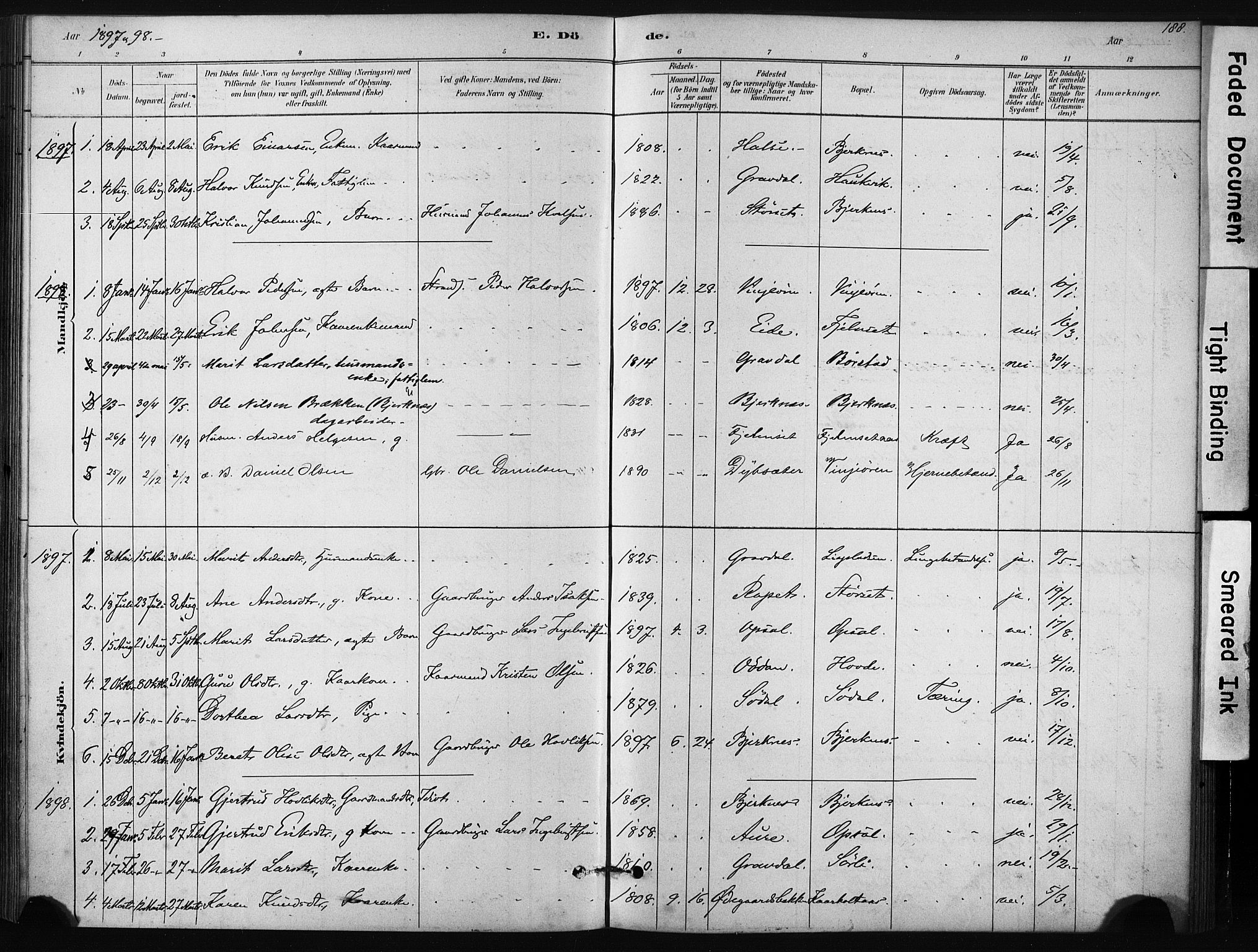 Ministerialprotokoller, klokkerbøker og fødselsregistre - Sør-Trøndelag, SAT/A-1456/631/L0512: Parish register (official) no. 631A01, 1879-1912, p. 188