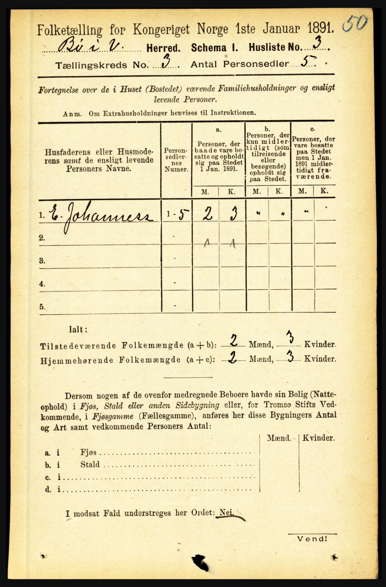 RA, 1891 census for 1867 Bø, 1891, p. 757