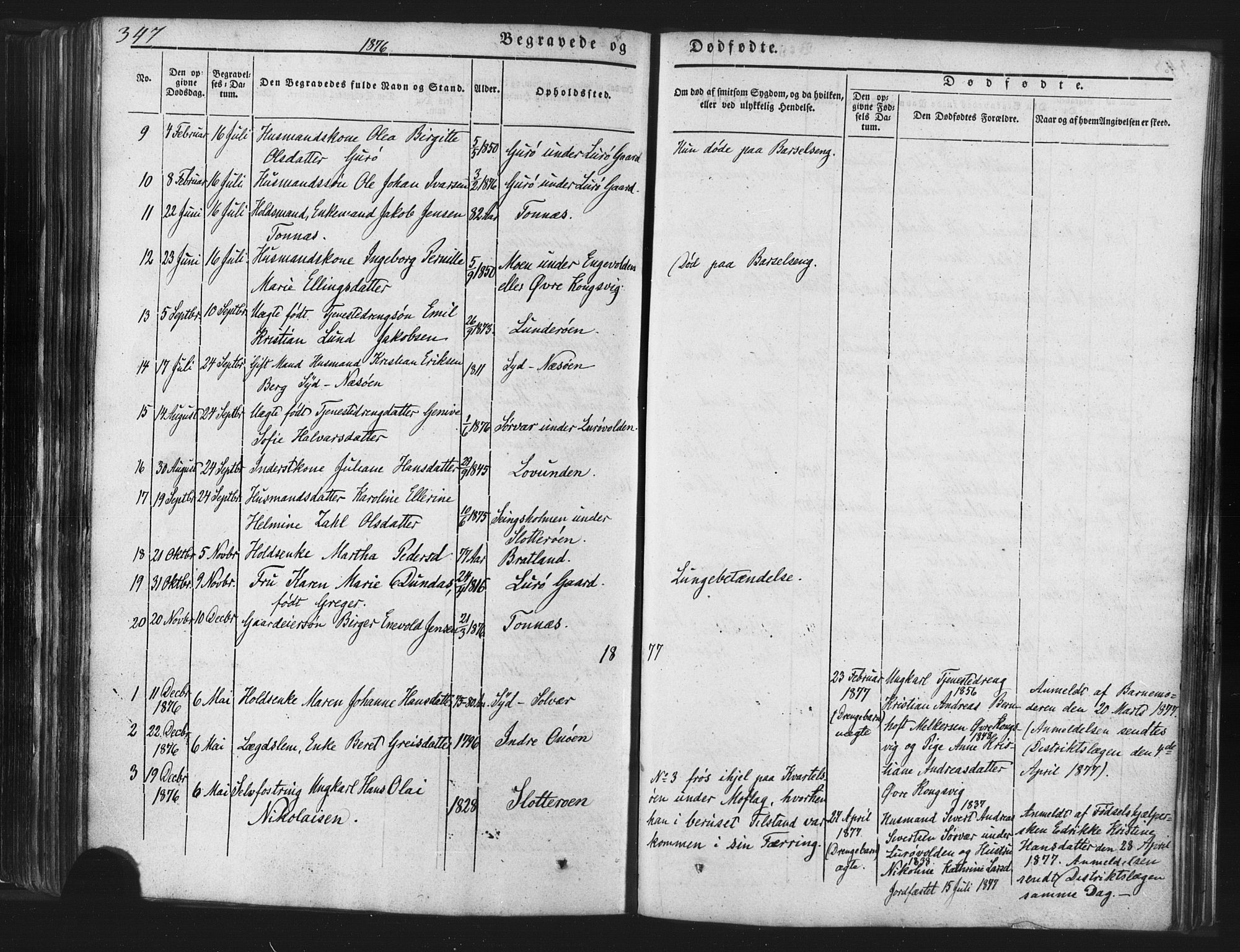 Ministerialprotokoller, klokkerbøker og fødselsregistre - Nordland, SAT/A-1459/839/L0567: Parish register (official) no. 839A04, 1863-1879, p. 347