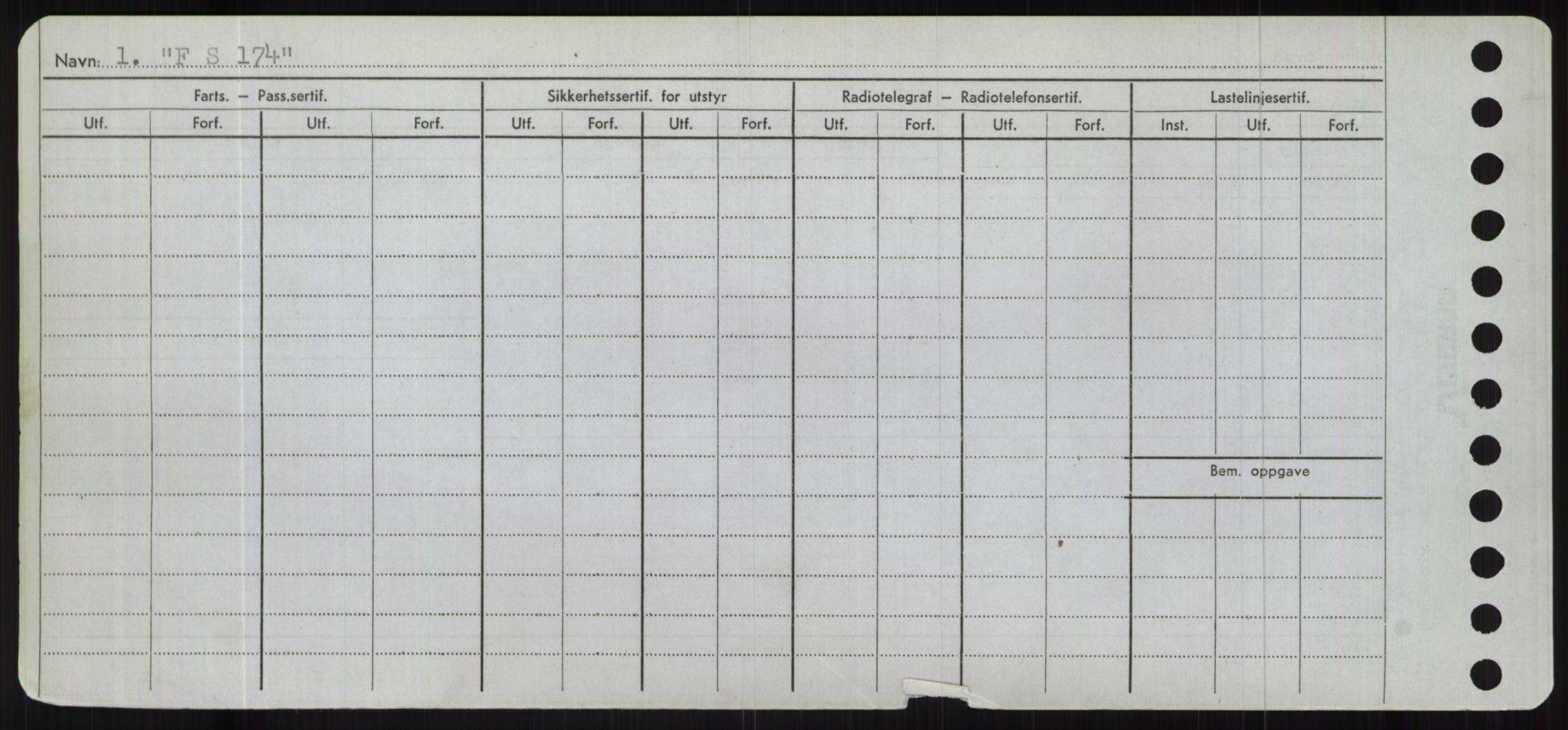 Sjøfartsdirektoratet med forløpere, Skipsmålingen, AV/RA-S-1627/H/Hc/L0001: Lektere, A-Y, p. 156