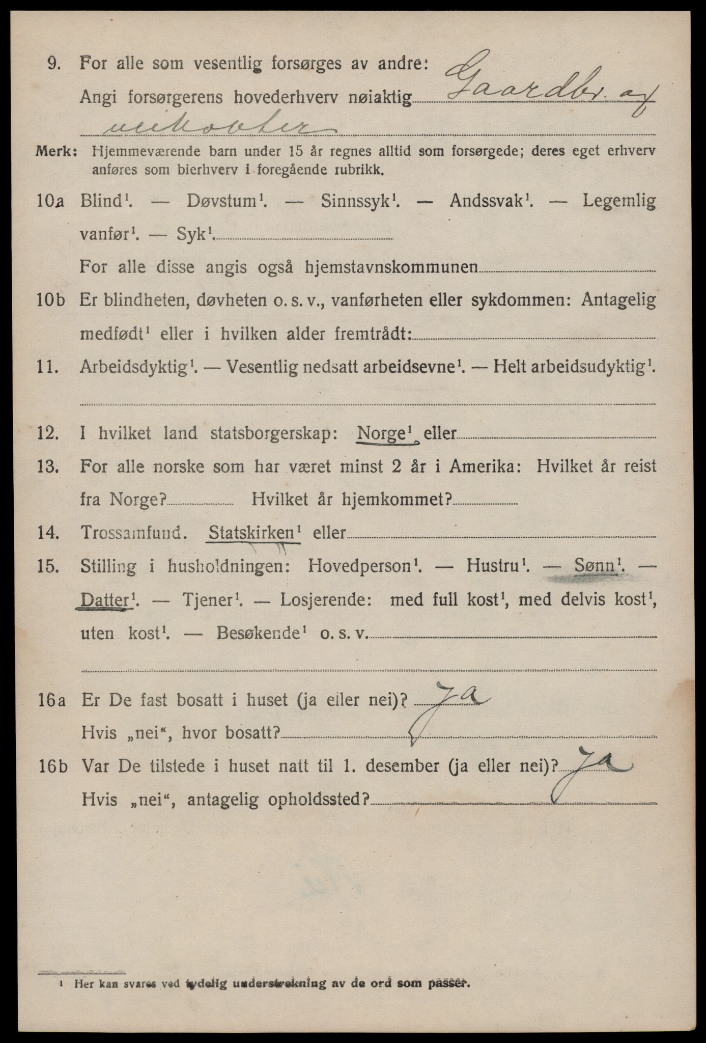 SAKO, 1920 census for Seljord, 1920, p. 4705