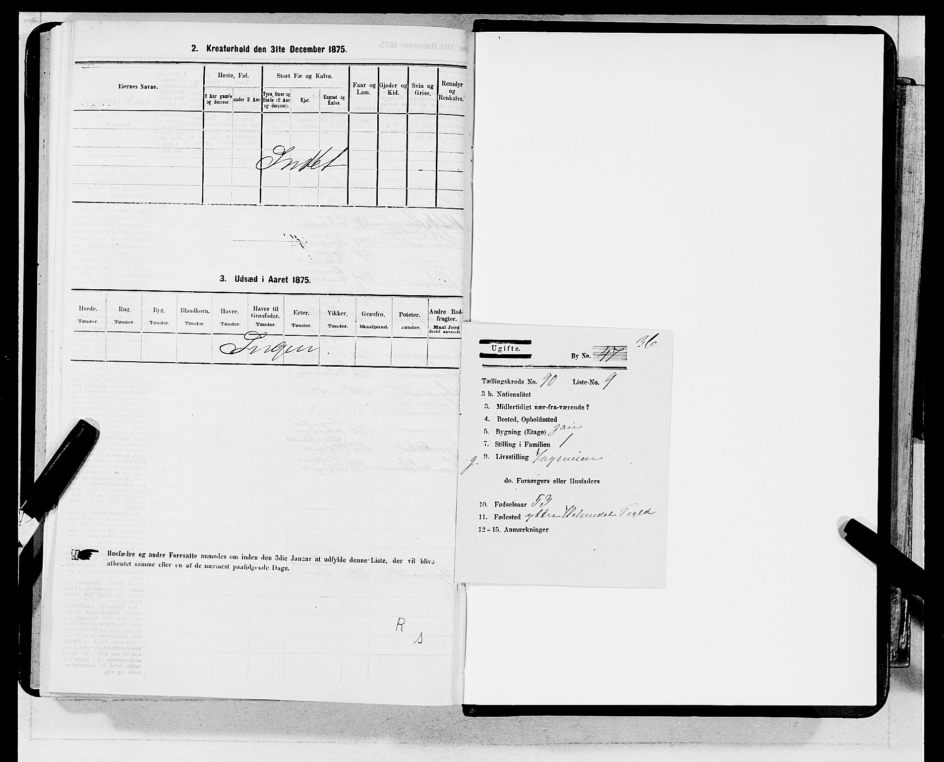 SAB, 1875 census for 1301 Bergen, 1875, p. 4848