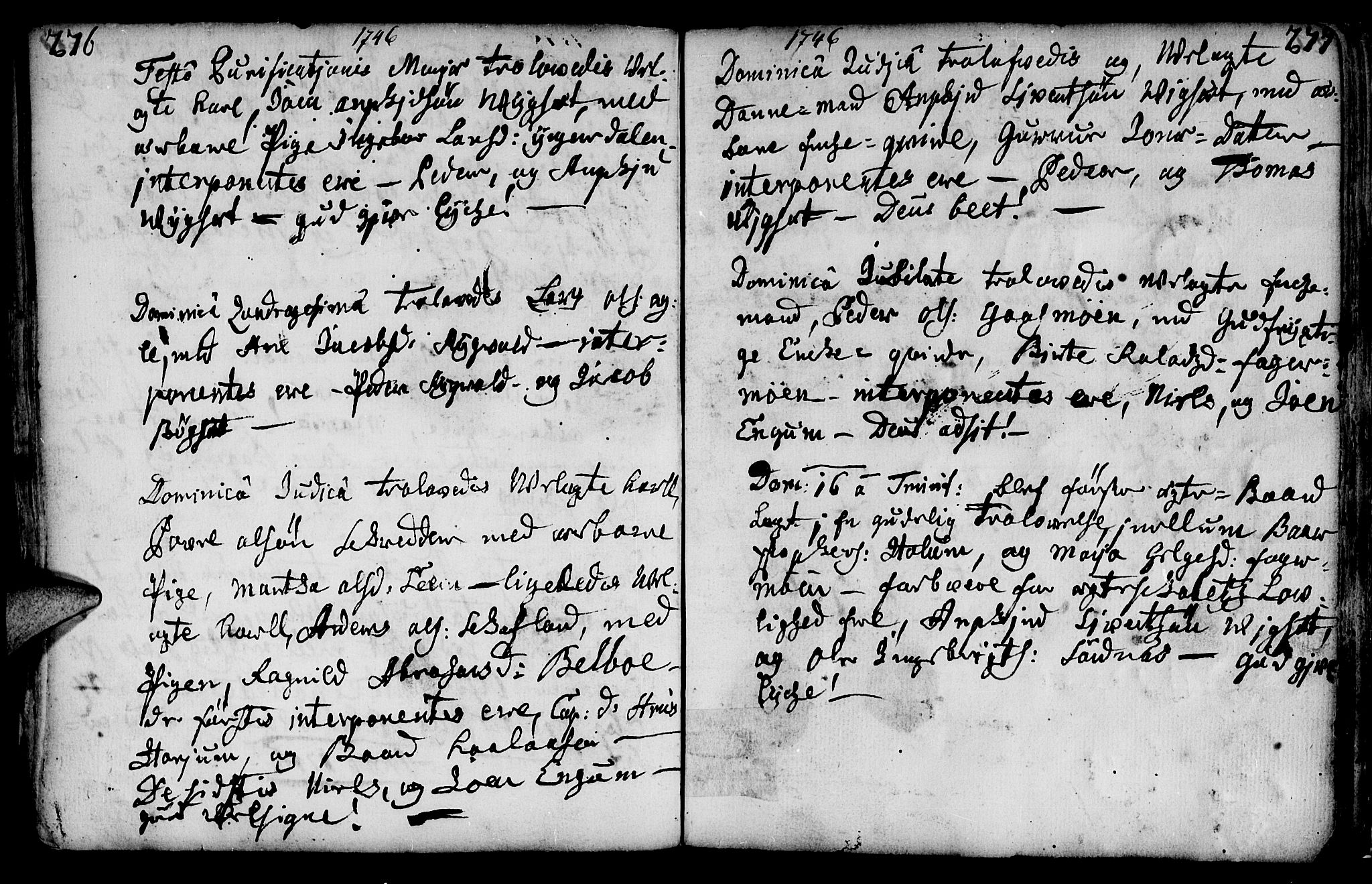 Ministerialprotokoller, klokkerbøker og fødselsregistre - Nord-Trøndelag, SAT/A-1458/749/L0467: Parish register (official) no. 749A01, 1733-1787, p. 276-277