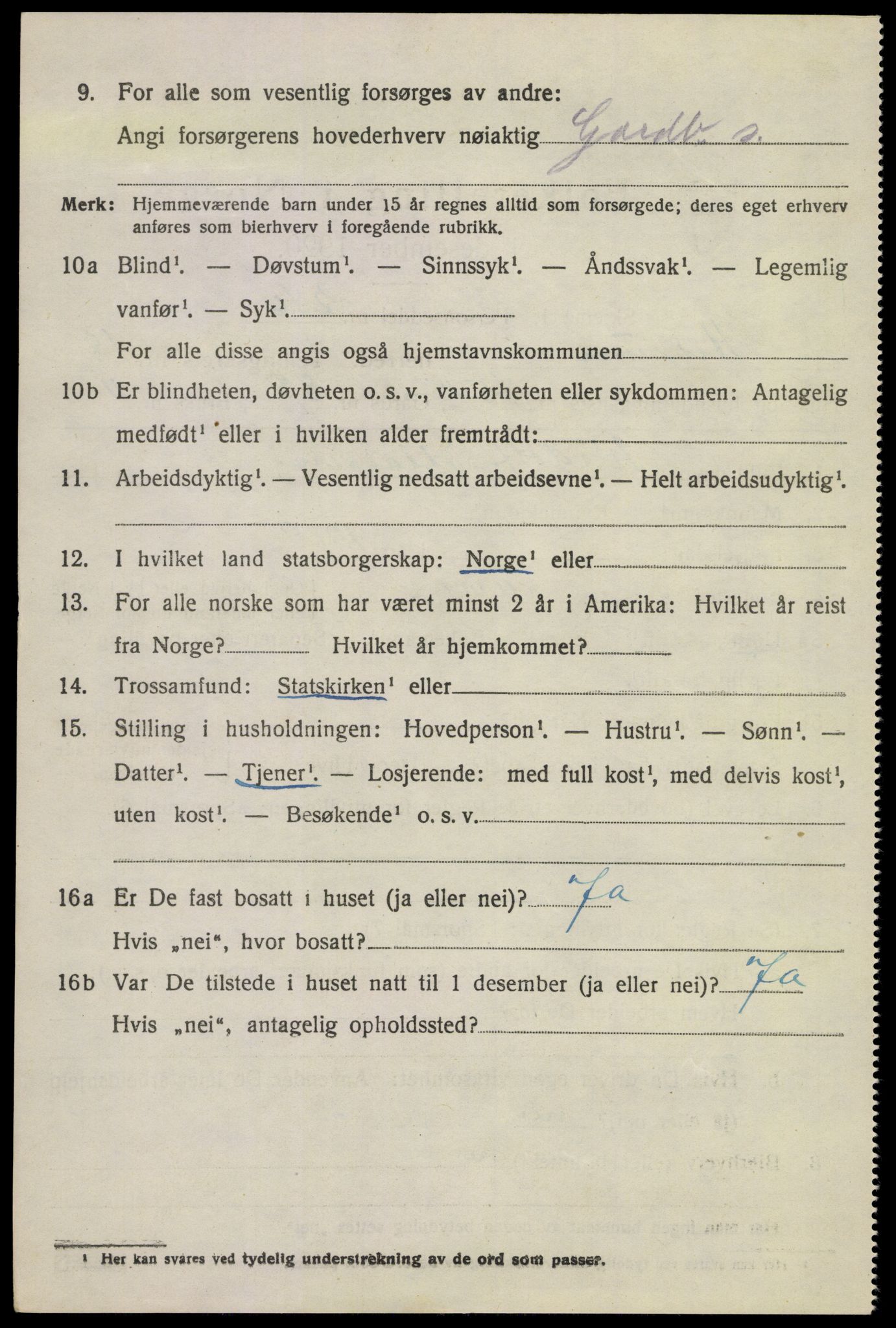 SAKO, 1920 census for Hedrum, 1920, p. 10996