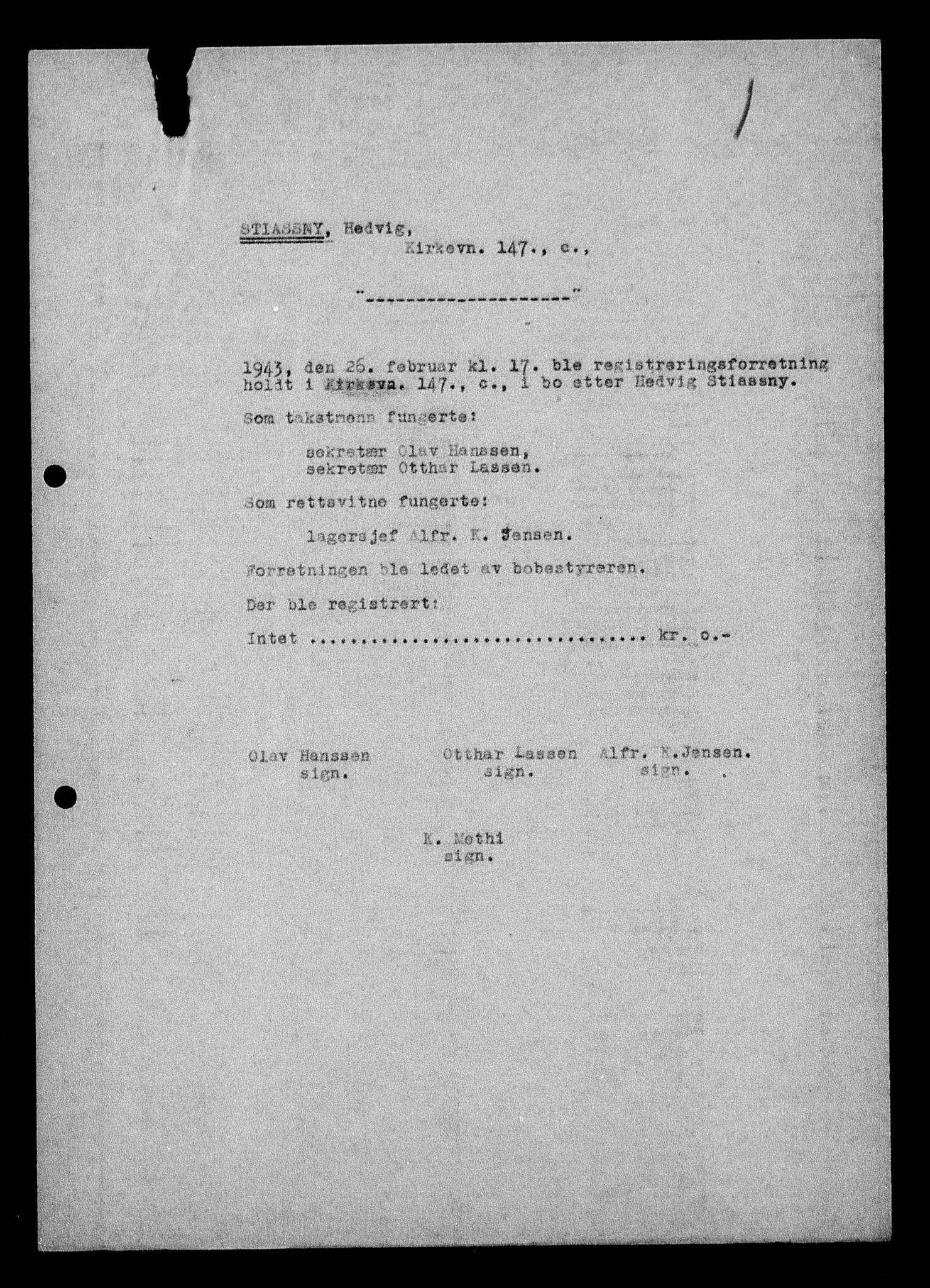 Justisdepartementet, Tilbakeføringskontoret for inndratte formuer, AV/RA-S-1564/H/Hc/Hcc/L0983: --, 1945-1947, p. 261