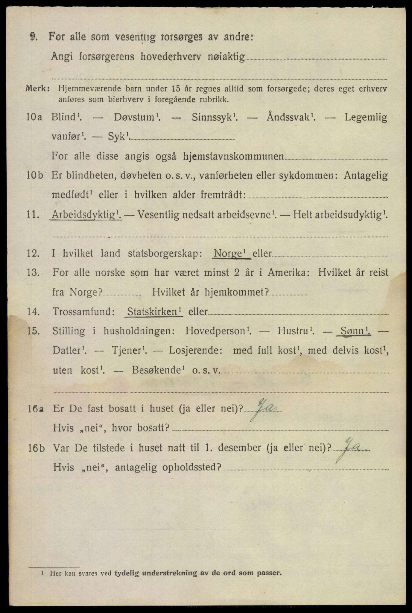 SAKO, 1920 census for Holla, 1920, p. 7584