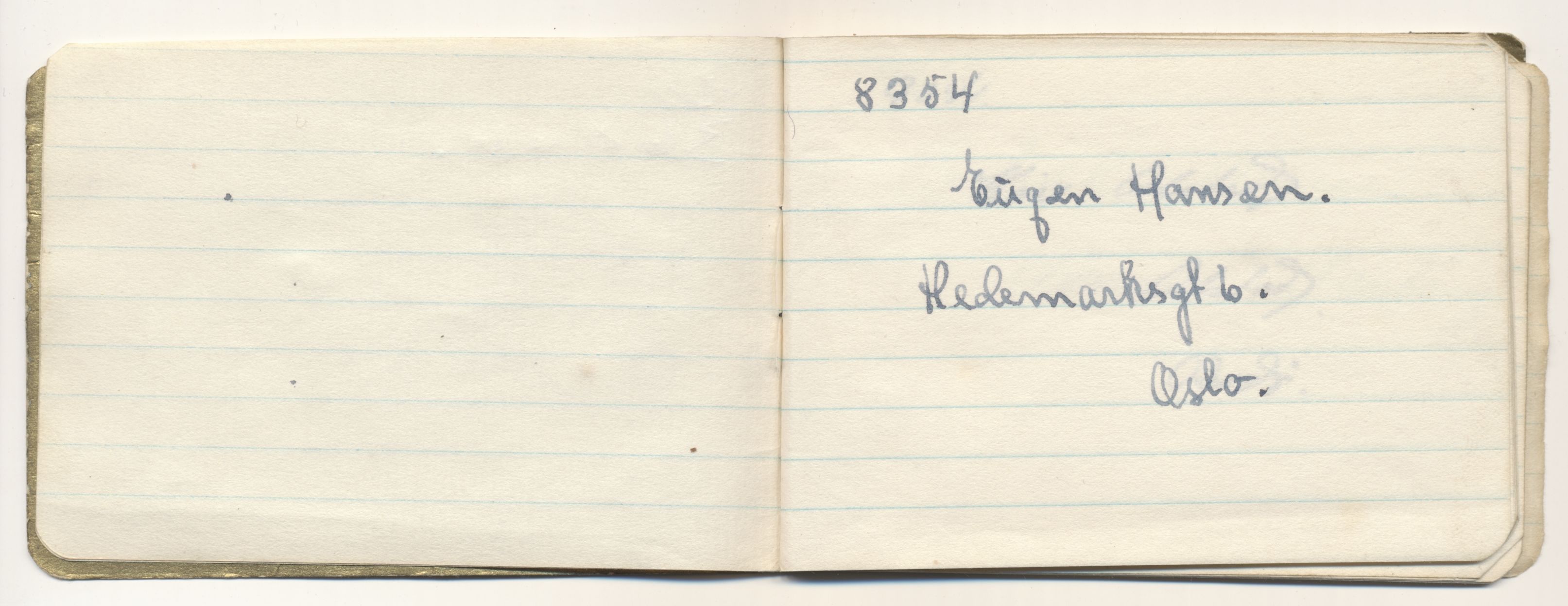 Falstadsenteret, dokumentsamling, FSM/A-001/F/L0494: Fredriksen, Ragna (f. 1922) og Gunnar (f. 1921), 1944-1945