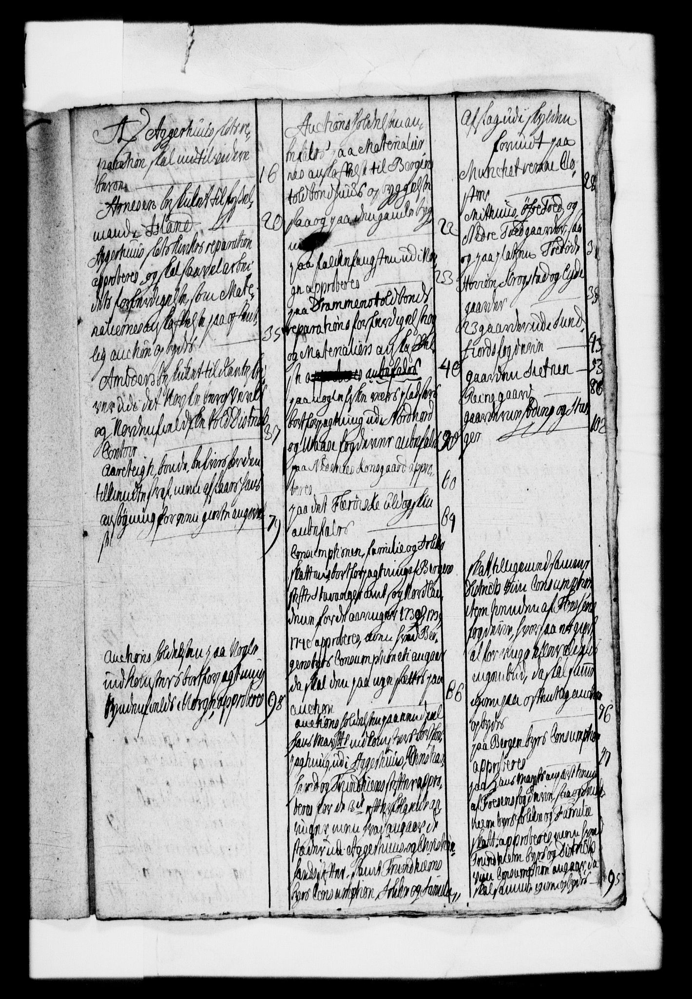 Rentekammeret, Kammerkanselliet, RA/EA-3111/G/Gf/Gfb/L0001: Register til norske relasjons- og resolusjonsprotokoller (merket RK 52.96), 1720-1749, p. 353
