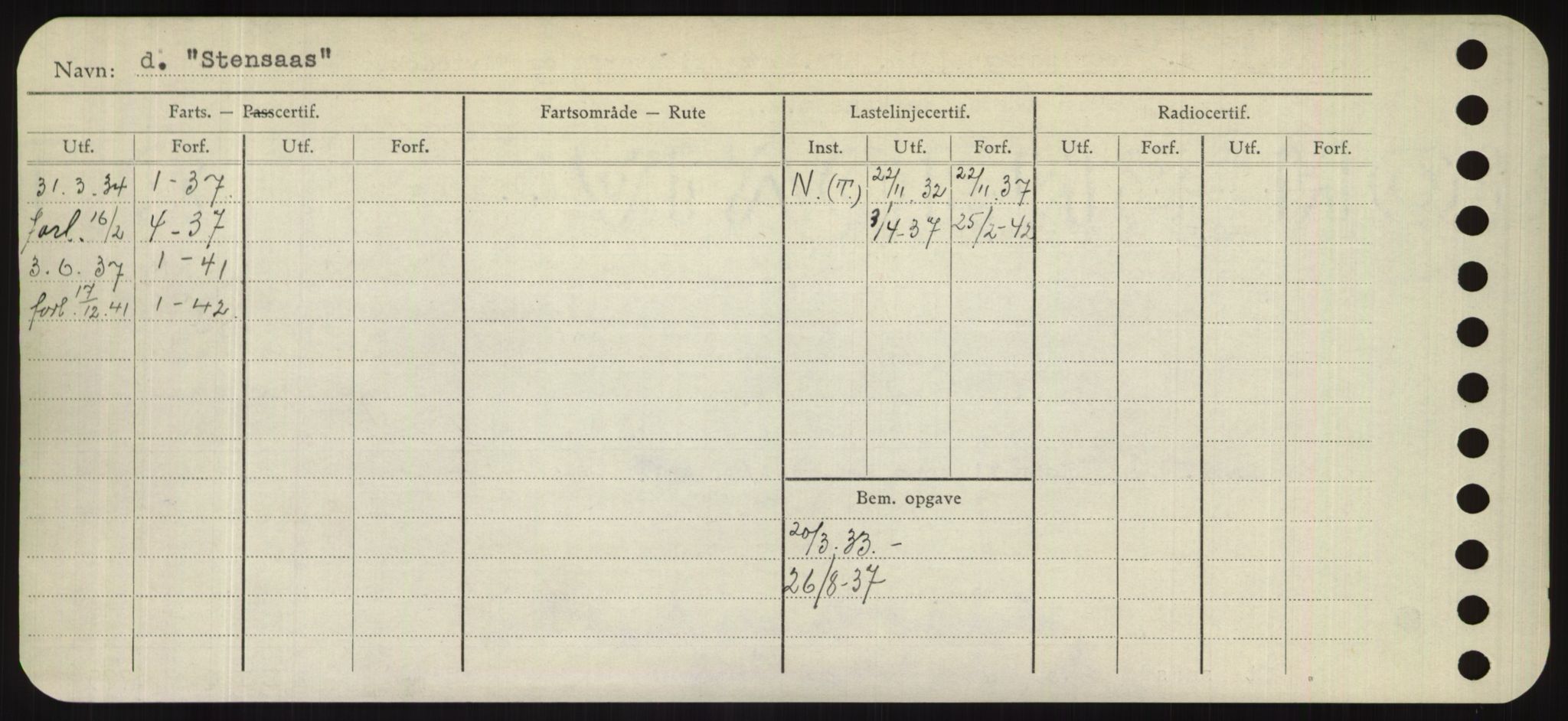 Sjøfartsdirektoratet med forløpere, Skipsmålingen, AV/RA-S-1627/H/Hd/L0036: Fartøy, St, p. 326