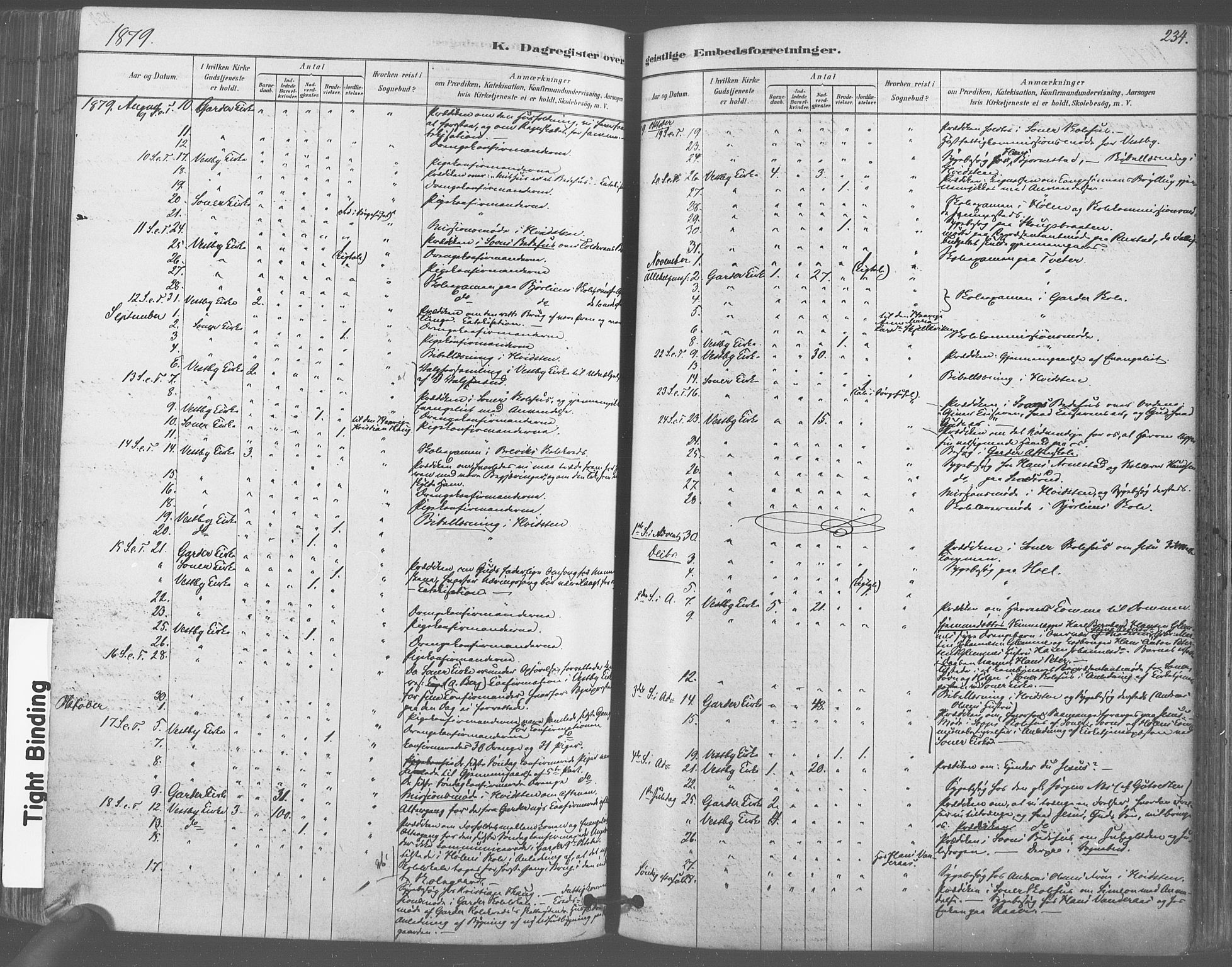 Vestby prestekontor Kirkebøker, AV/SAO-A-10893/F/Fa/L0009: Parish register (official) no. I 9, 1878-1900, p. 234