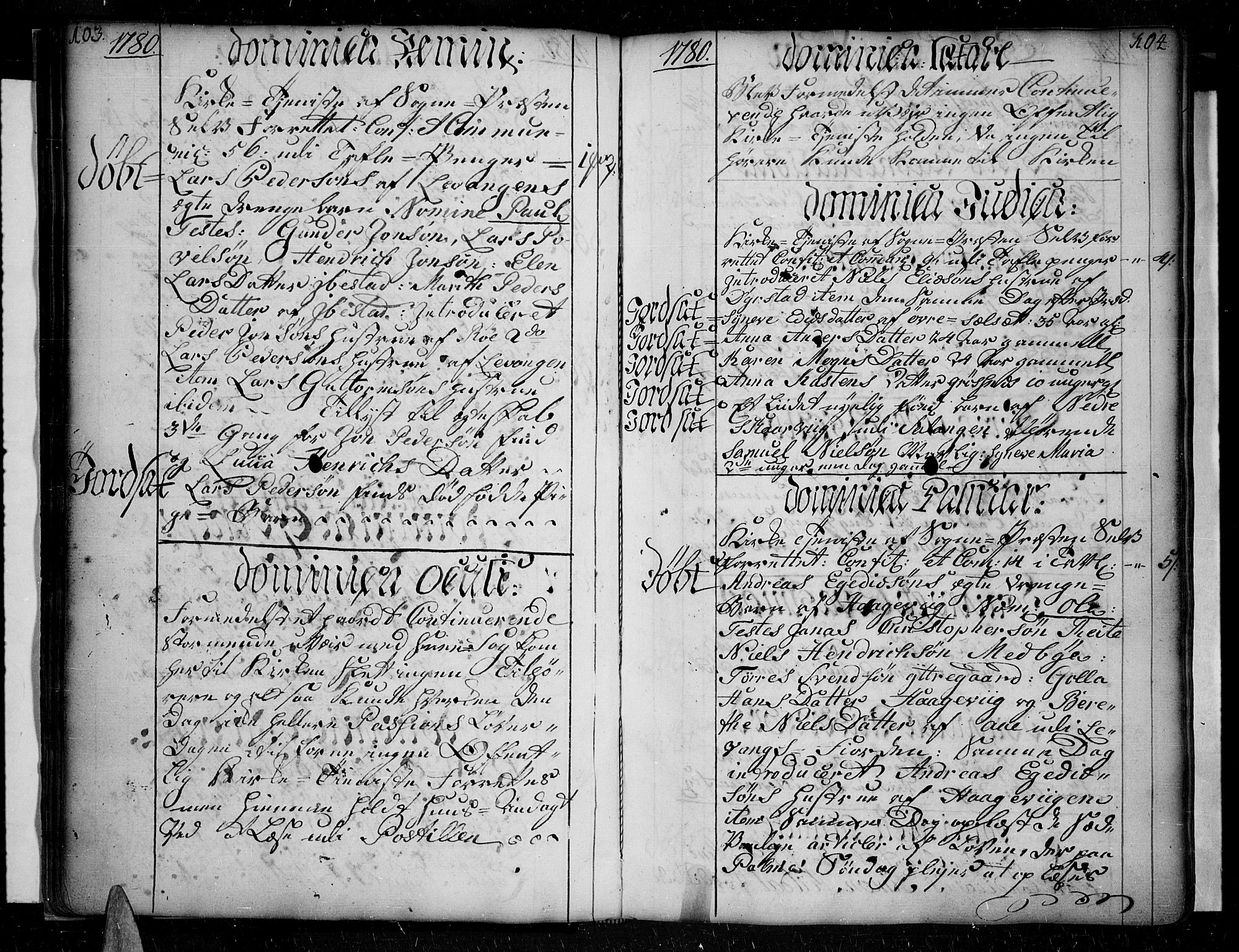 Ibestad sokneprestembete, AV/SATØ-S-0077/H/Ha/Haa/L0003kirke: Parish register (official) no. 3, 1776-1801, p. 103-104