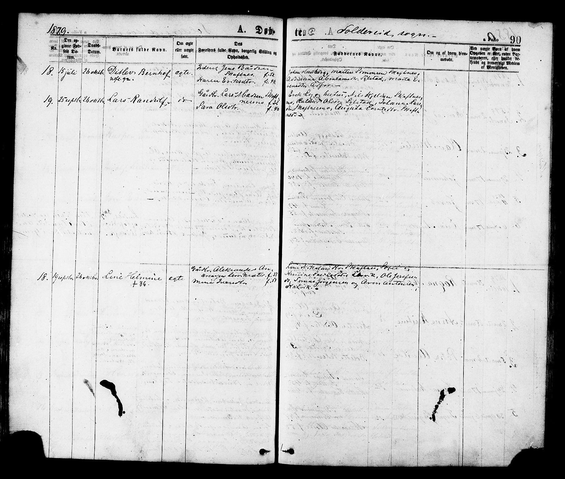 Ministerialprotokoller, klokkerbøker og fødselsregistre - Nord-Trøndelag, SAT/A-1458/780/L0642: Parish register (official) no. 780A07 /2, 1878-1885, p. 90