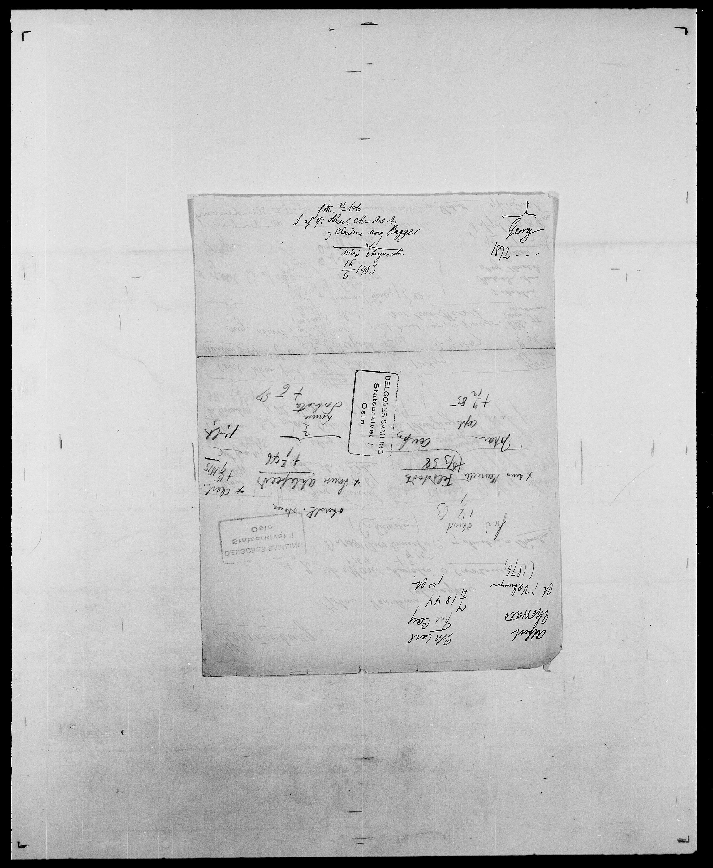 Delgobe, Charles Antoine - samling, AV/SAO-PAO-0038/D/Da/L0017: Helander - Hjørne, p. 464