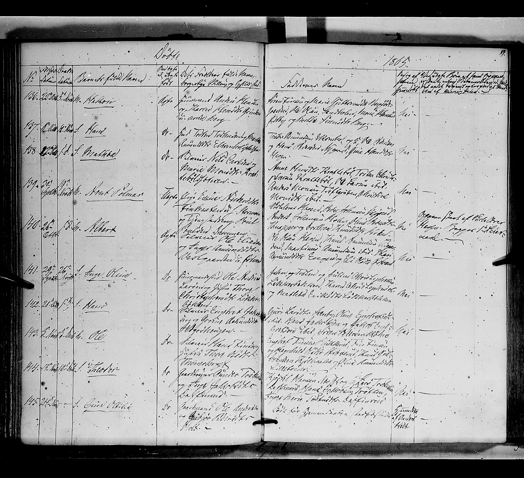 Nord-Odal prestekontor, SAH/PREST-032/H/Ha/Haa/L0003: Parish register (official) no. 3, 1851-1865, p. 89