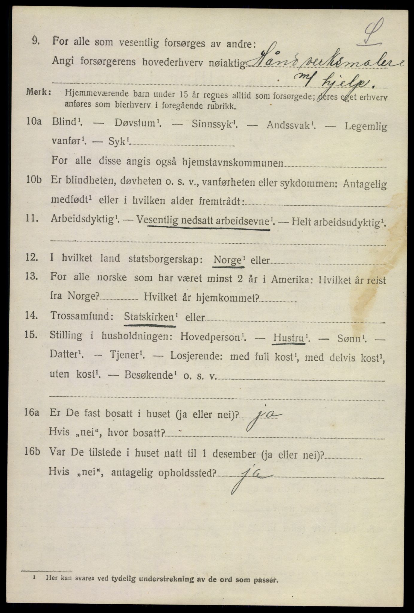 SAKO, 1920 census for Røyken, 1920, p. 5491