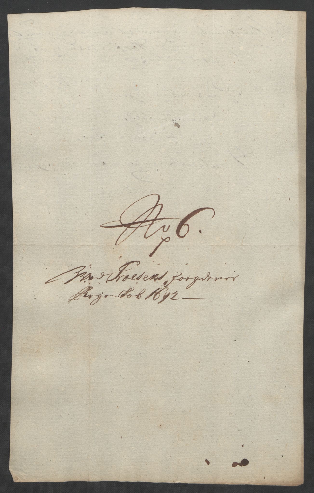 Rentekammeret inntil 1814, Reviderte regnskaper, Fogderegnskap, RA/EA-4092/R57/L3849: Fogderegnskap Fosen, 1692-1693, p. 161